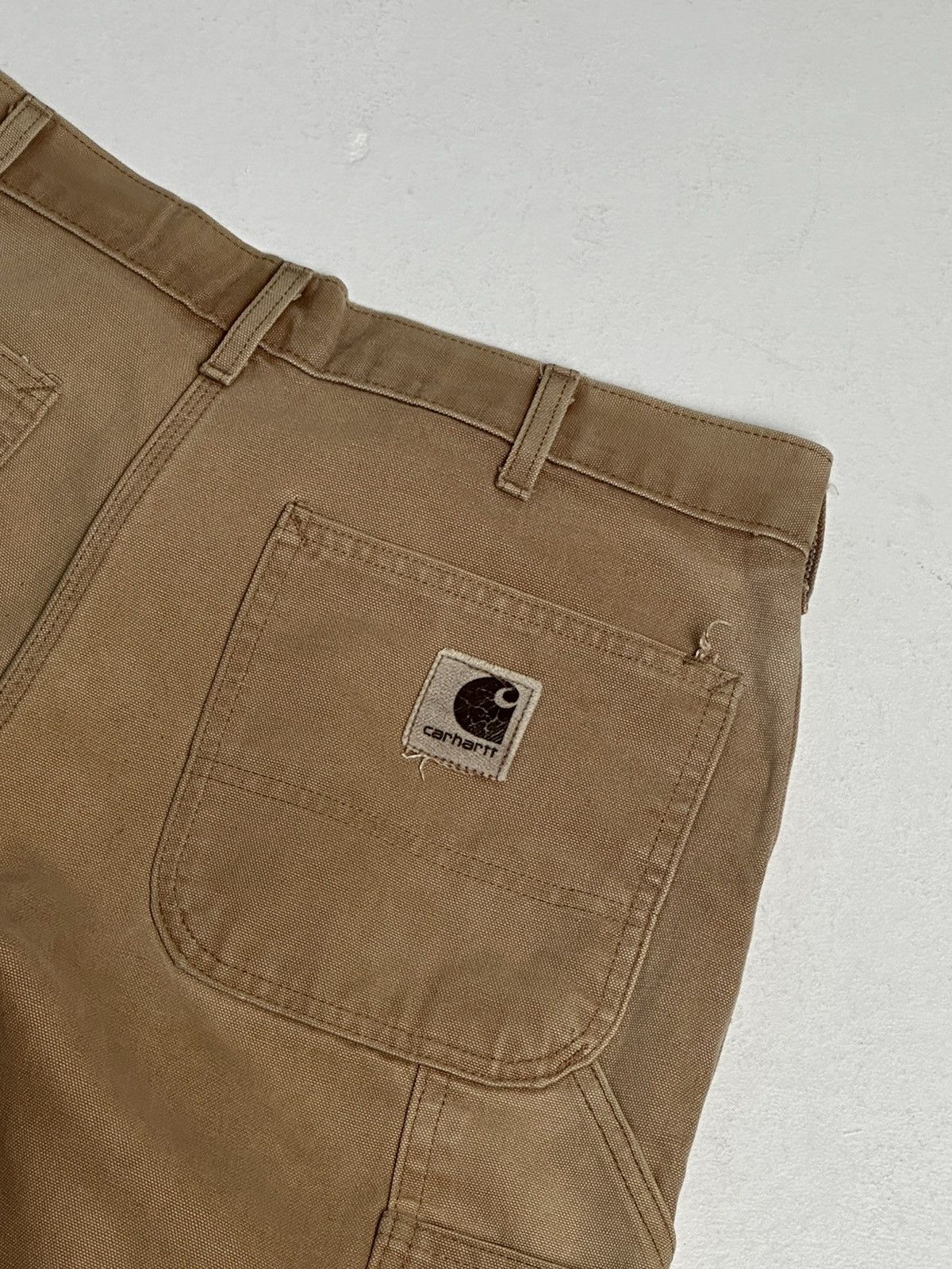 Carhartt × Vintage Vintage carhartt pants brown double knee work wear carpenter Size US 36 / EU 52 - 5 Thumbnail