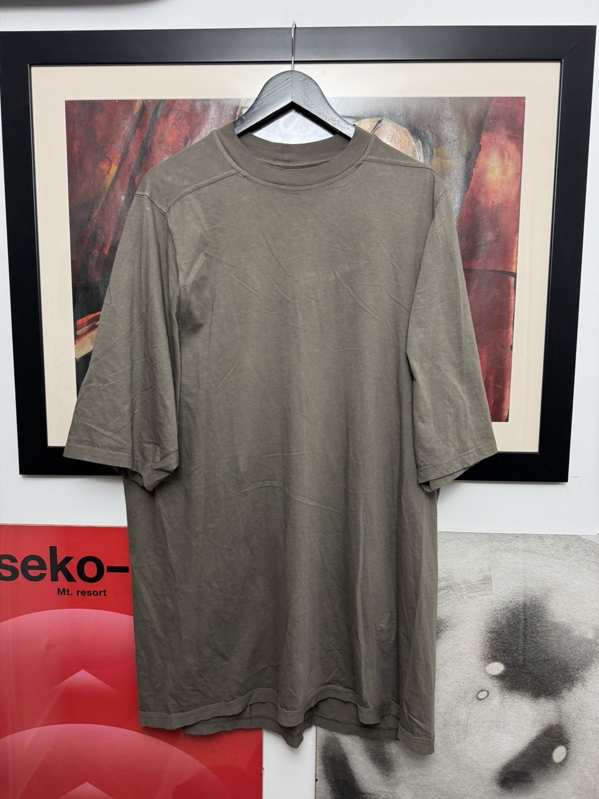 Rick Owens Drkshdw Rick Owens DRKSHDW Dark Dust Oversize Tee Designer Rare Size US S / EU 44-46 / 1 - 1 Thumbnail