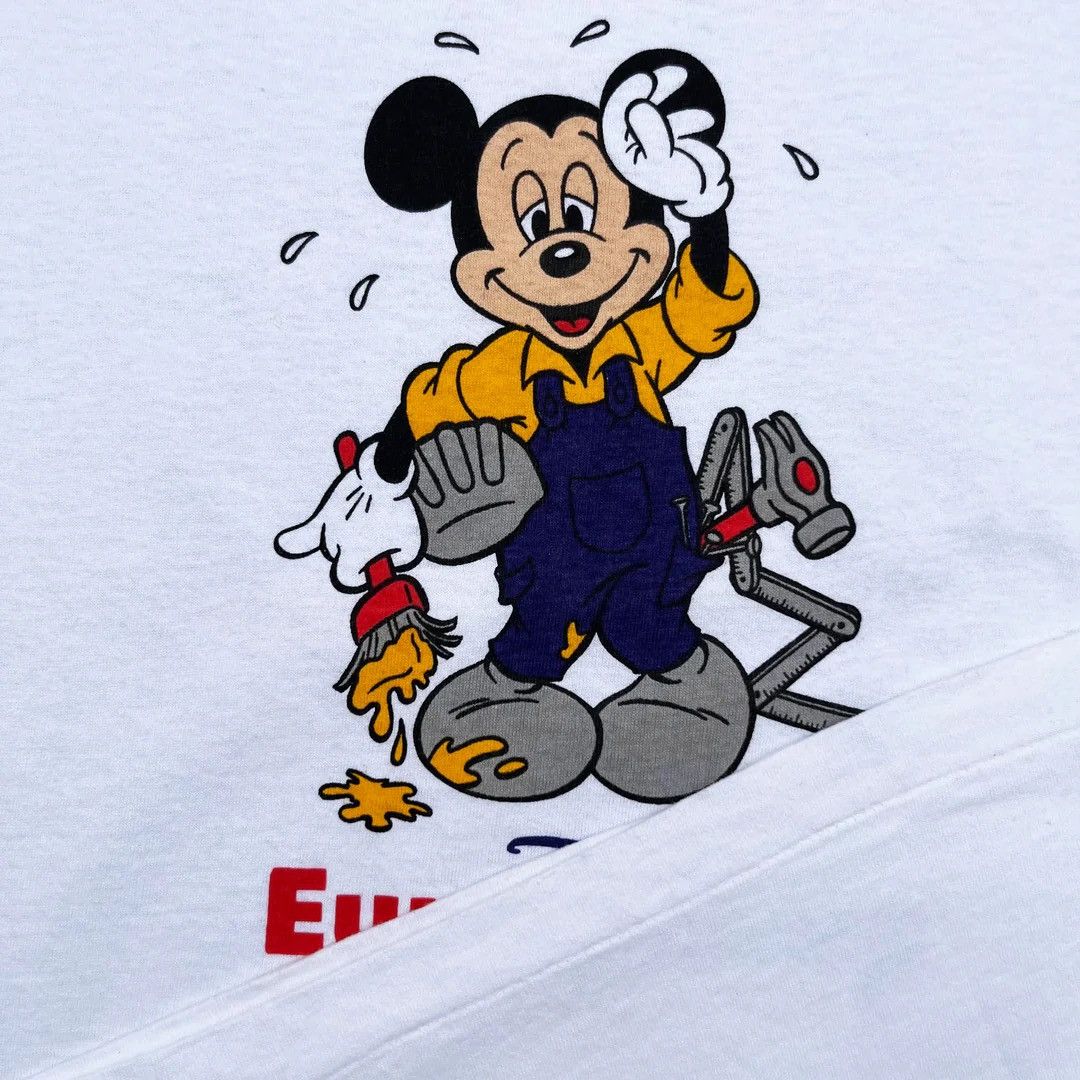 Hanes Disneyland Paris 92 90s Euro Disney Vtg Park Opening Crew T Size US XL / EU 56 / 4 - 3 Thumbnail