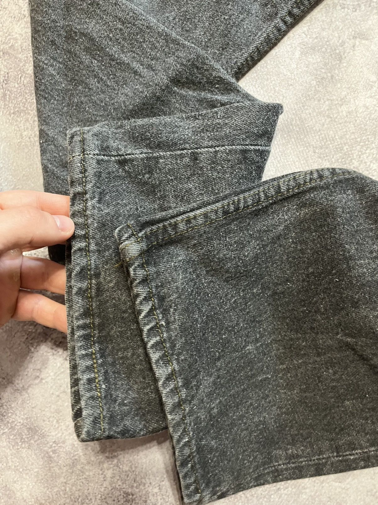 Levi's Vintage USA Levi’s 501 denim dark gray jeans Size US 33 - 3 Thumbnail