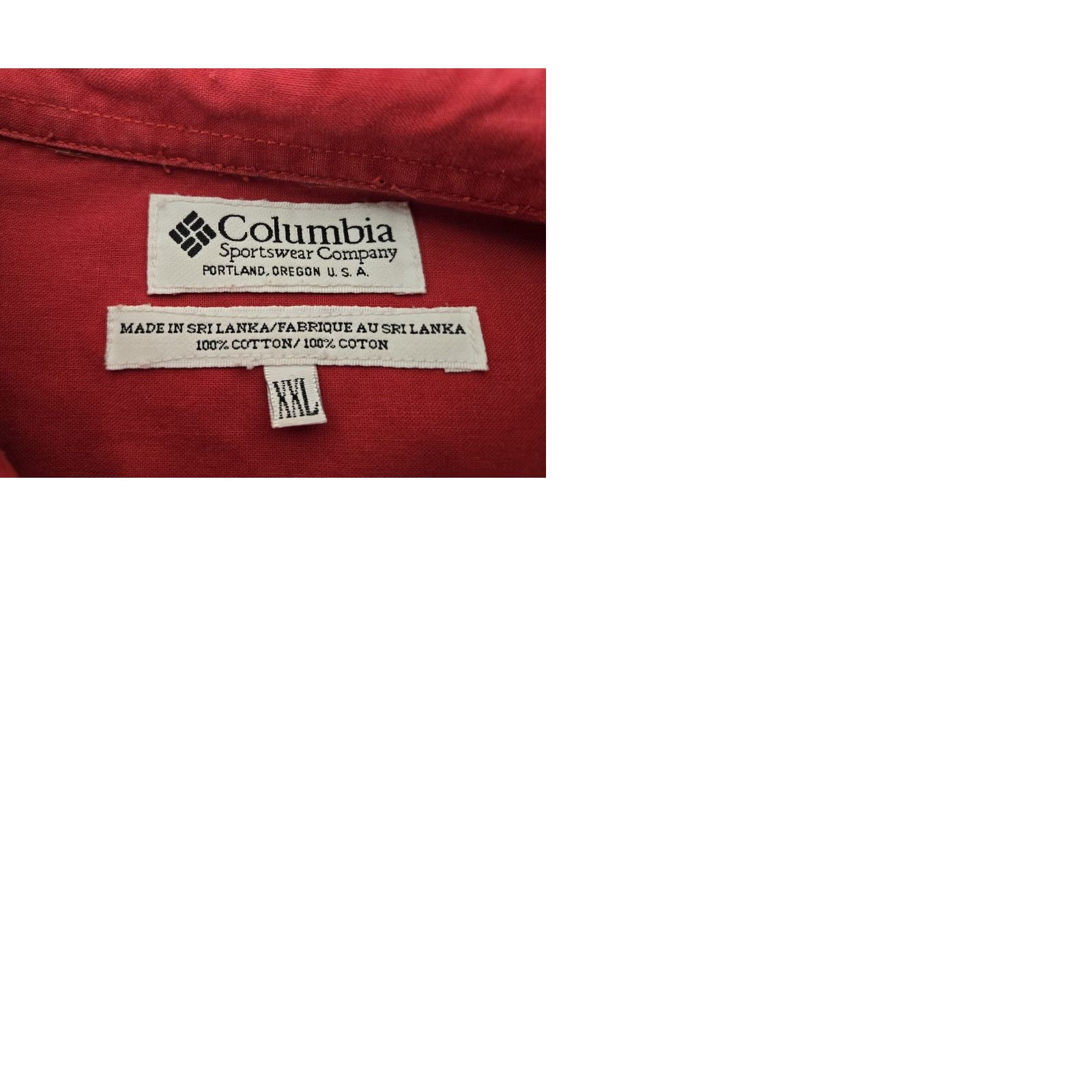 Vintage Columbia Shooting Shirt Adult 2XL Red Beige Cotton Nature Hunting Outdoors Shirt Mens 2XL Button-Up Twill Long Sleeve Casual Workwear Outdoor Vintage Size US XXL / EU 58 / 5 - 9 Thumbnail