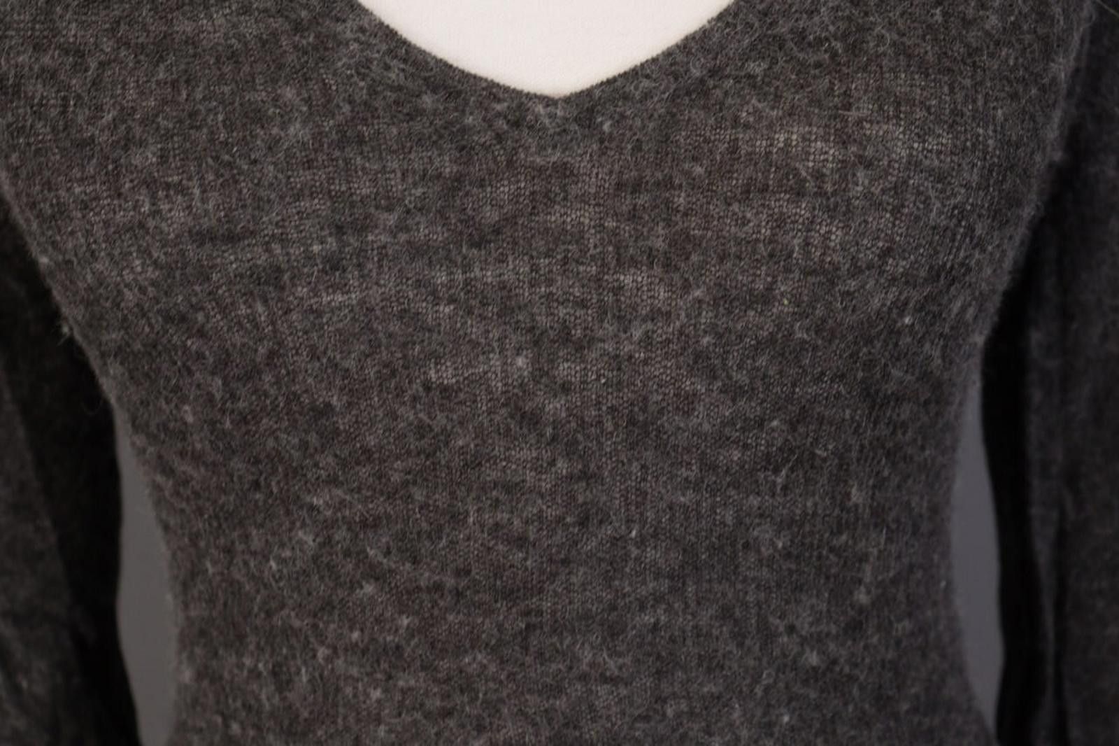 Lanvin Lanvin Gray Alpaca Wool Knitted Pullover Sweater Size S Size S / US 4 / IT 40 - 3 Thumbnail