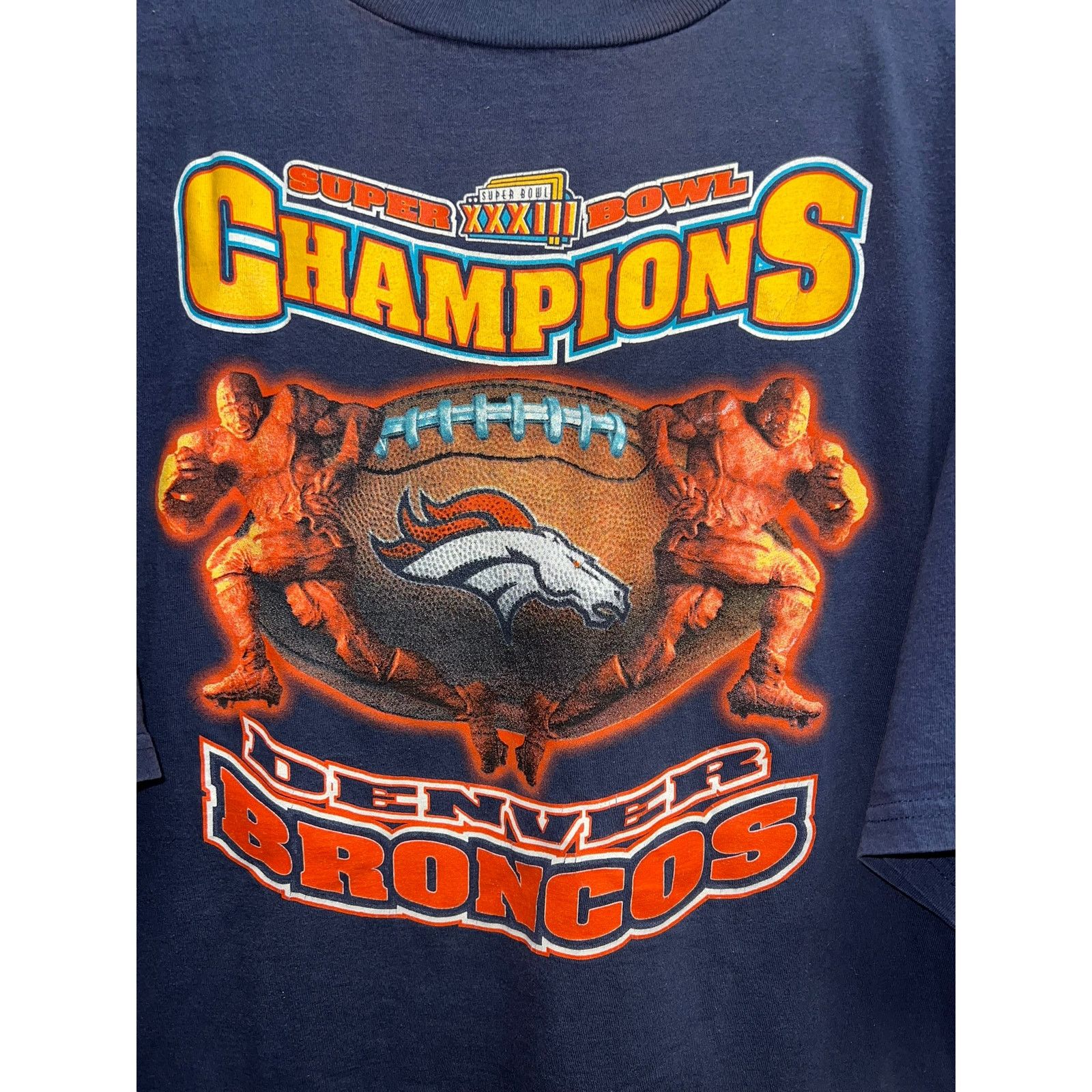 Starter Vintage Super Bowl Denver Broncos Shirt 33 Tee 90s XL Size US XL / EU 56 / 4 - 2 Thumbnail