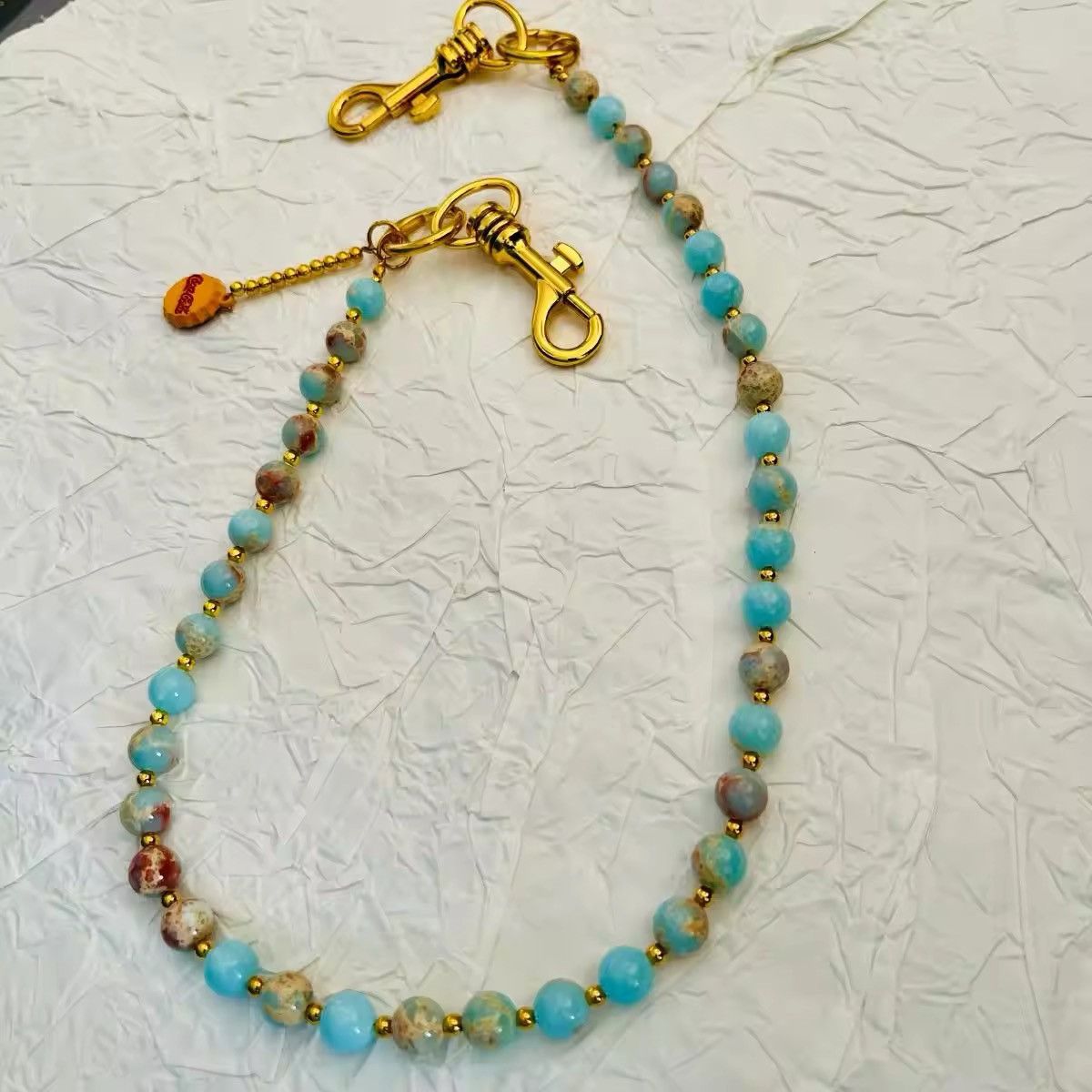 Vintage Blue longevity beaded waist pant chain Size ONE SIZE - 2 Thumbnail