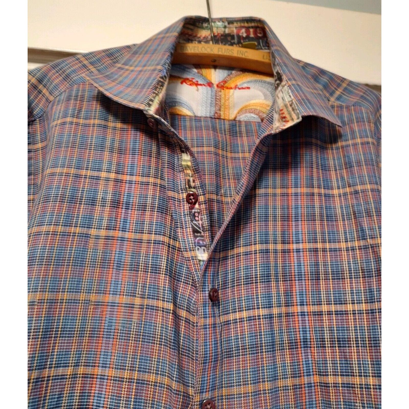Robert Graham ROBERT GRAHAM Button down shirt Flip Cuff Multi X-Large EUC Size US XL / EU 56 / 4 - 1 Thumbnail