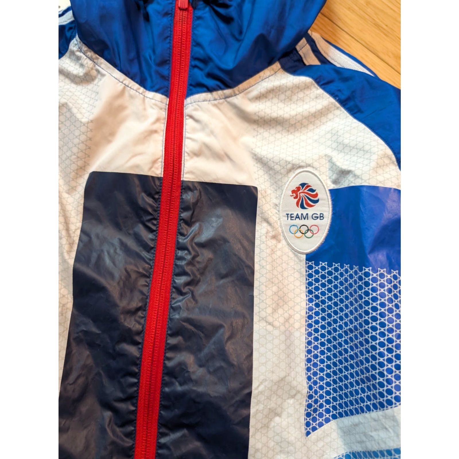 Adidas Great Britain 2012 Olympic Team Adidas Full Zip Jacket Women S Blue Windbreaker Size S Size S / US 4 / IT 40 - 2 Thumbnail