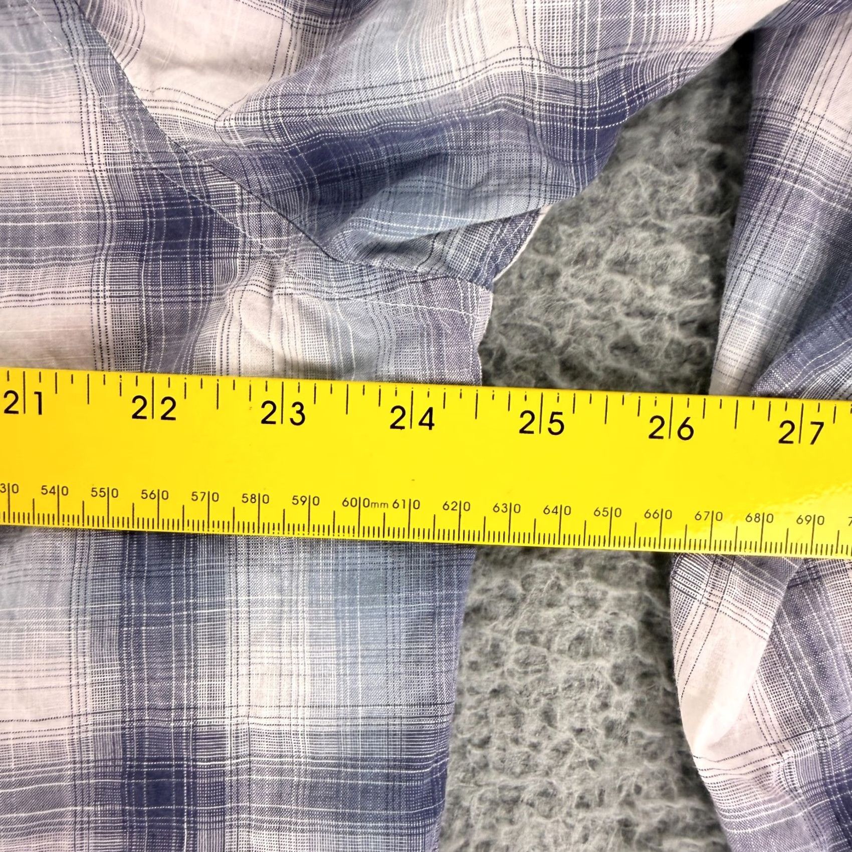 johnnie-O johnnie-O Coby Button-Up Shirt Mens XL Blue Plaid Long Sleeve Casual Shirt Size US XL / EU 56 / 4 - 5 Thumbnail