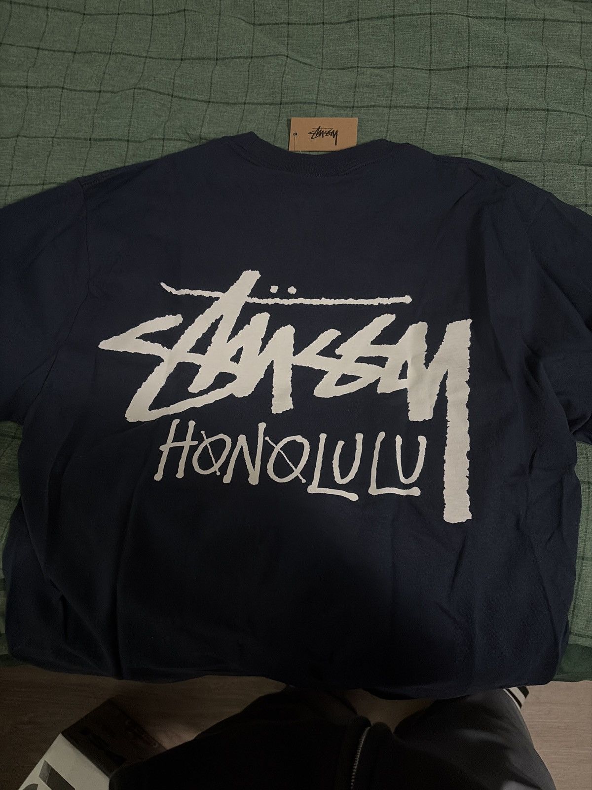 Stussy Navy Stussy Honolulu Chapter tshirt Size US M / EU 48-50 / 2 - 2 Thumbnail