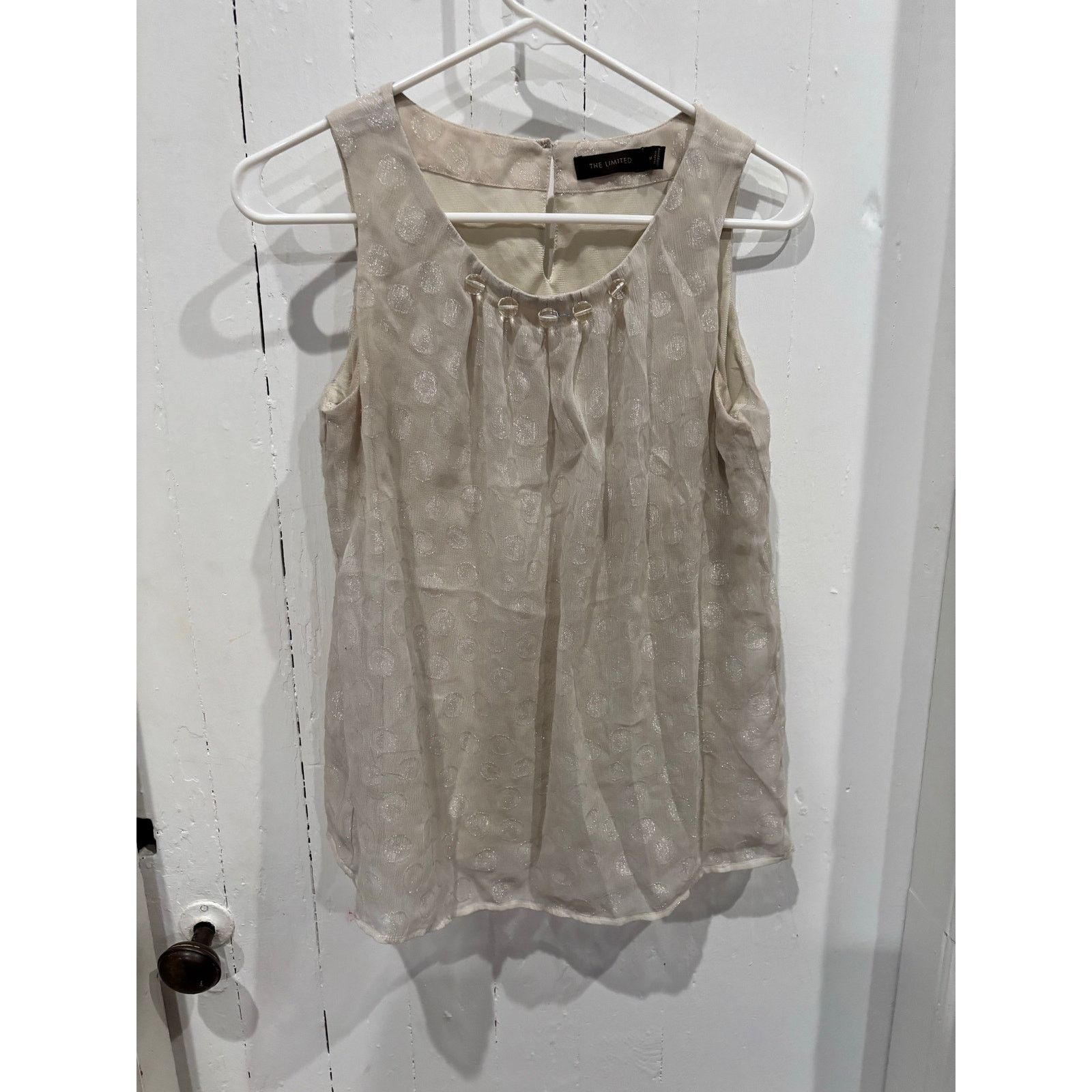 Other The Limited Sleeveless Tank Blouse with Dot Detail medium Size M / US 6-8 / IT 42-44 - 1 Thumbnail