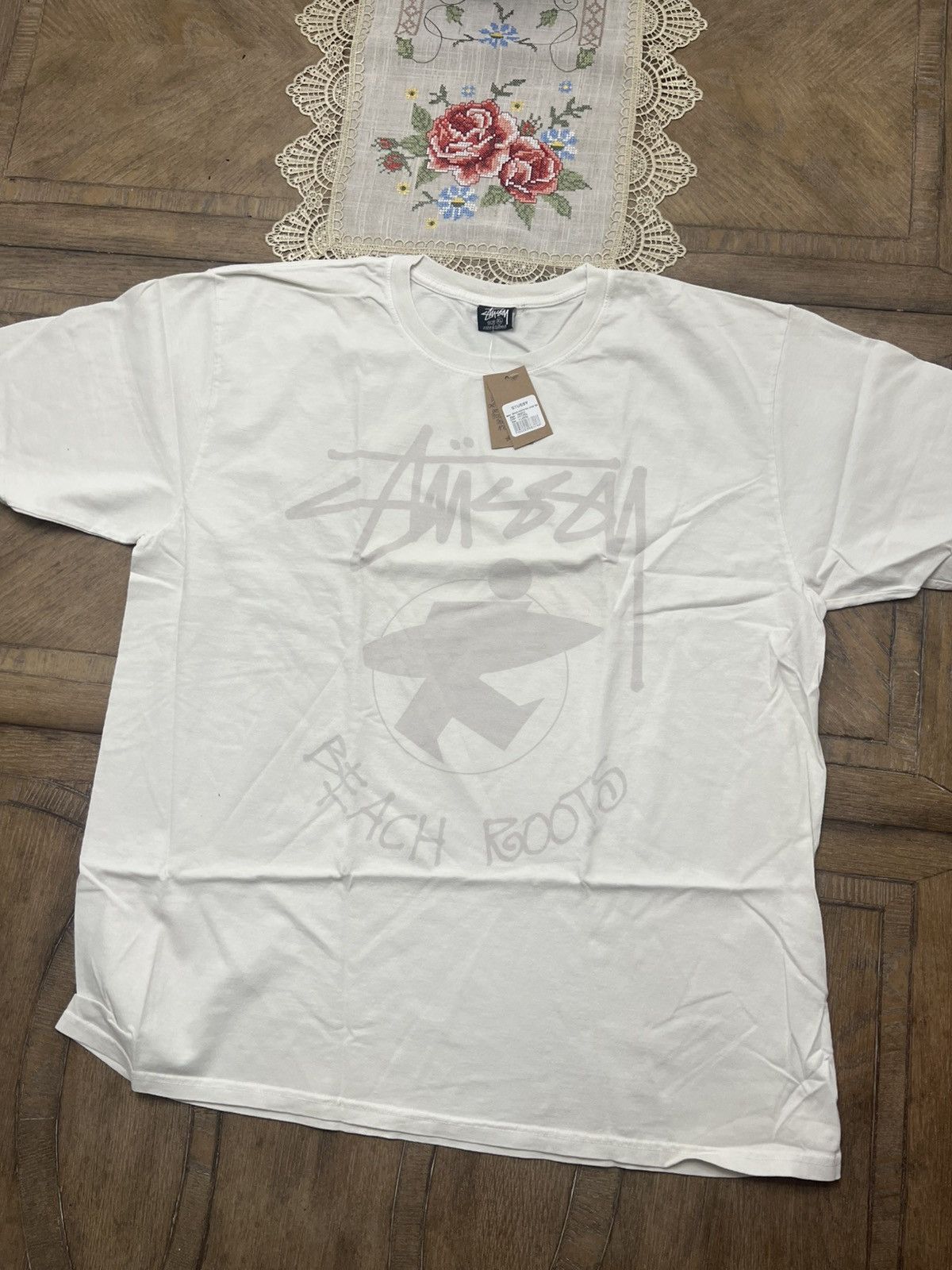 Stussy Beach Roots T Shirt | Grailed