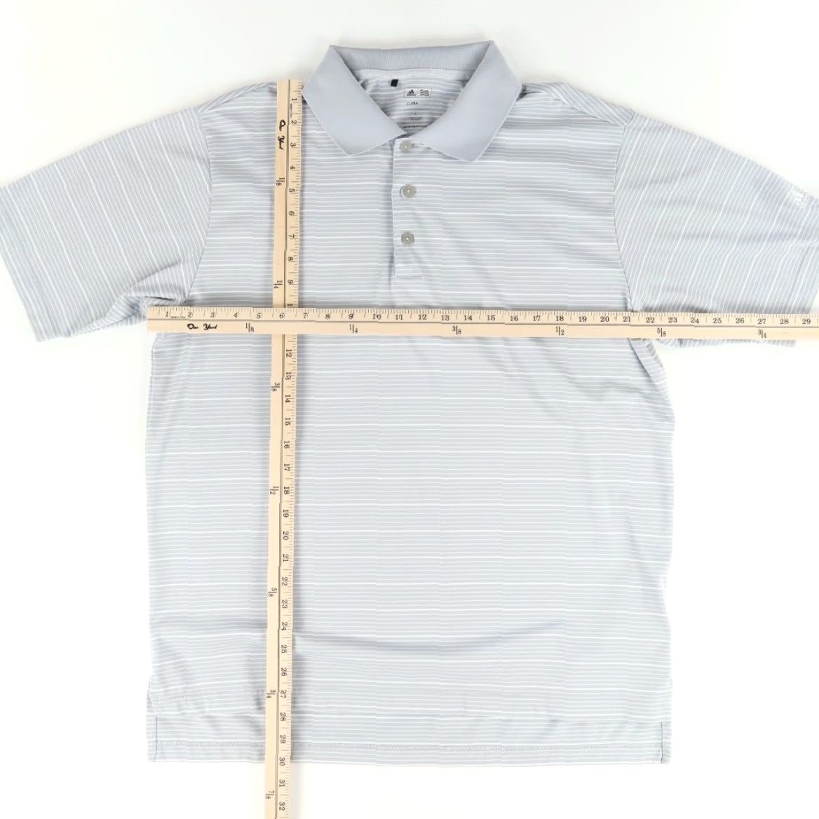 Adidas Adidas Climalite Striped Polo Shirt Gray Men's L Shirt Size US L / EU 52-54 / 3 - 3 Thumbnail