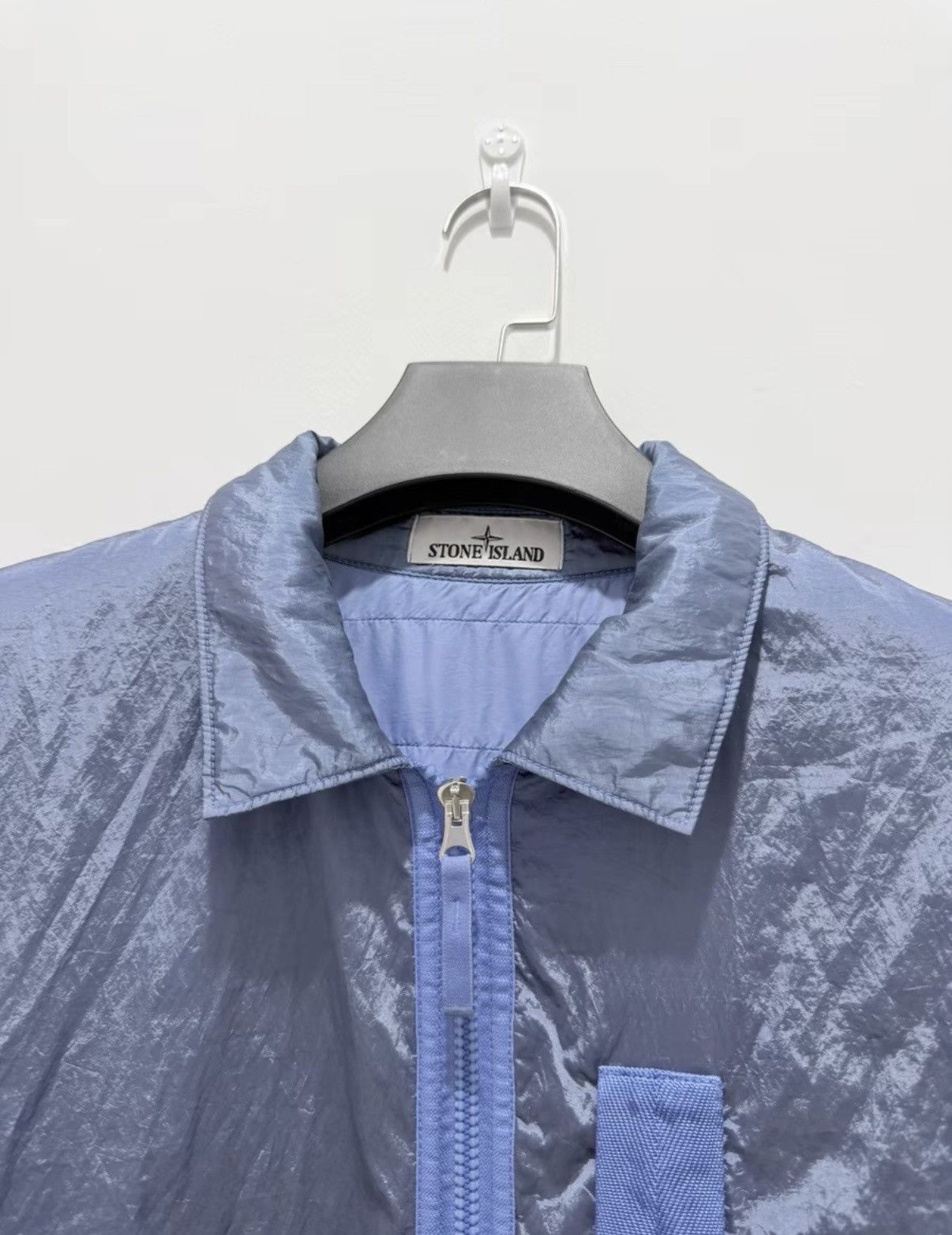 Stone Island 【STONE ISLAND】22FW Metal Nylon Jacket - Haze Blue Size US L / EU 52-54 / 3 - 2 Thumbnail