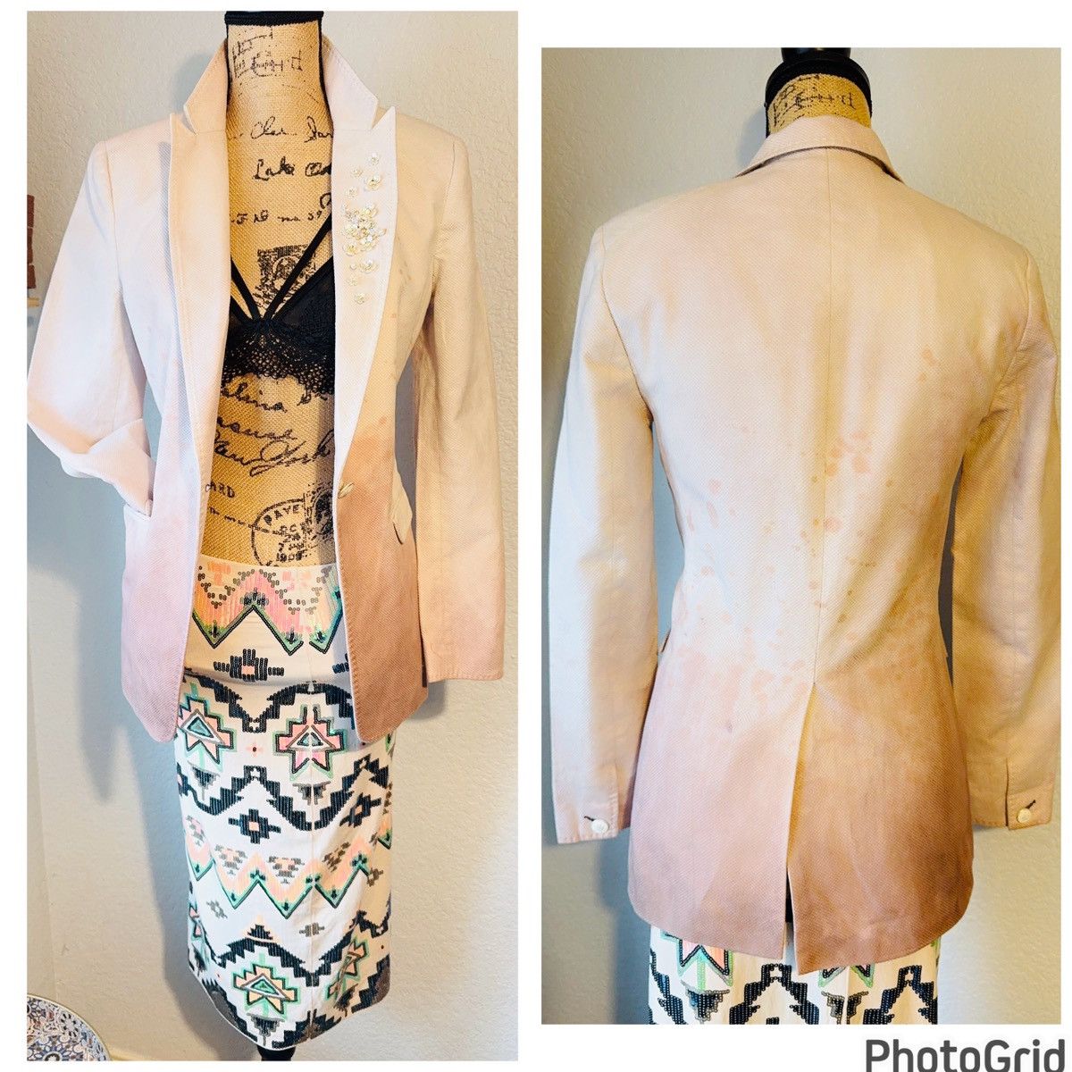 Rag & Bone Embellished Hand Painted Blazer Size M / US 6-8 / IT 42-44 - 5 Thumbnail
