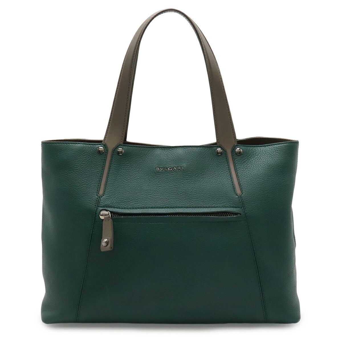 Bvlgari Bvlgari Bvlgari Octo Leather Tote Bag Leather Shoulder Bag DUTY FREE for USA Size ONE SIZE - 1 Thumbnail
