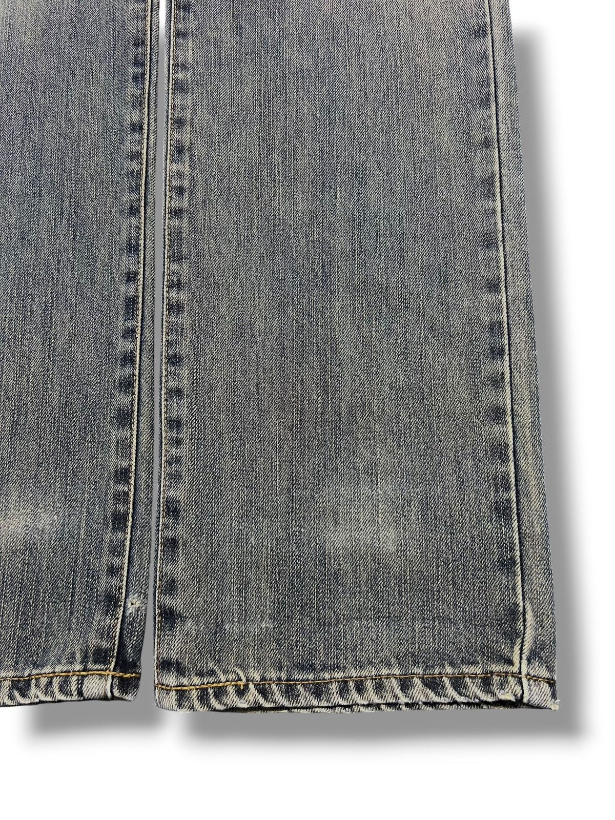 Edwin Vintage Exwin 403 Japan - Faded Mud Wash, Distressed Jeans Size US 31 - 7 Thumbnail