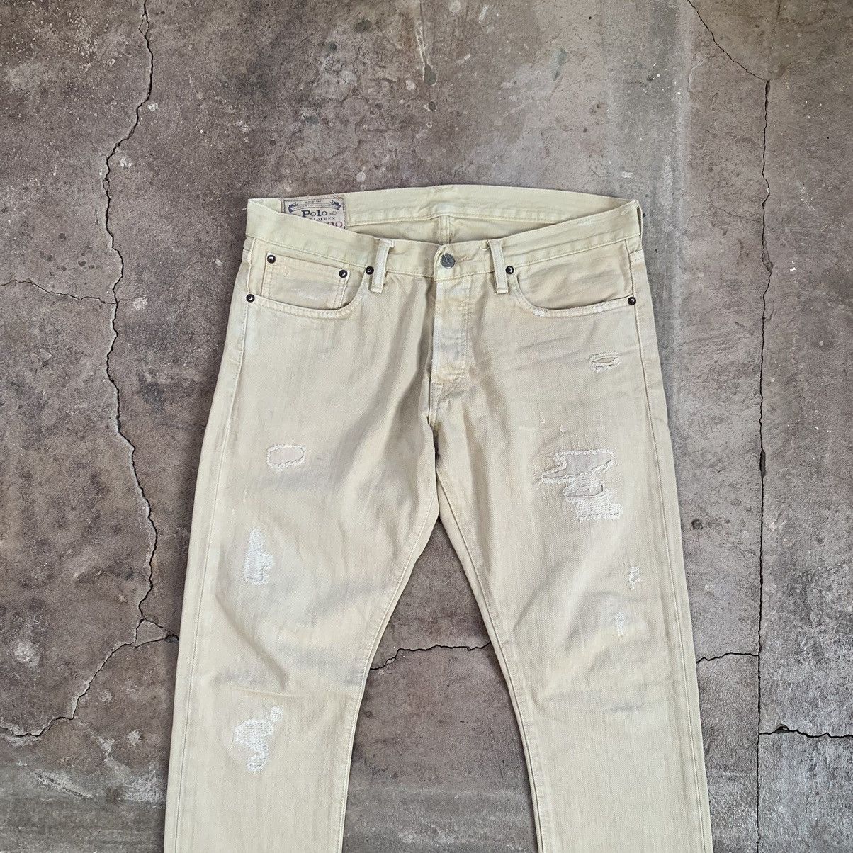 Ralph Lauren Polo RL S American distressed Selvedge Denim Jeans Size US 33 - 6 Thumbnail
