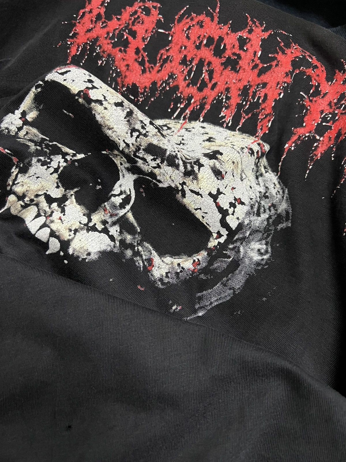 Gosha Rubchinskiy Distressed Gosha Rubchinskiy x DoublecheeseburgerVF Tee Size US XL / EU 56 / 4 - 4 Thumbnail
