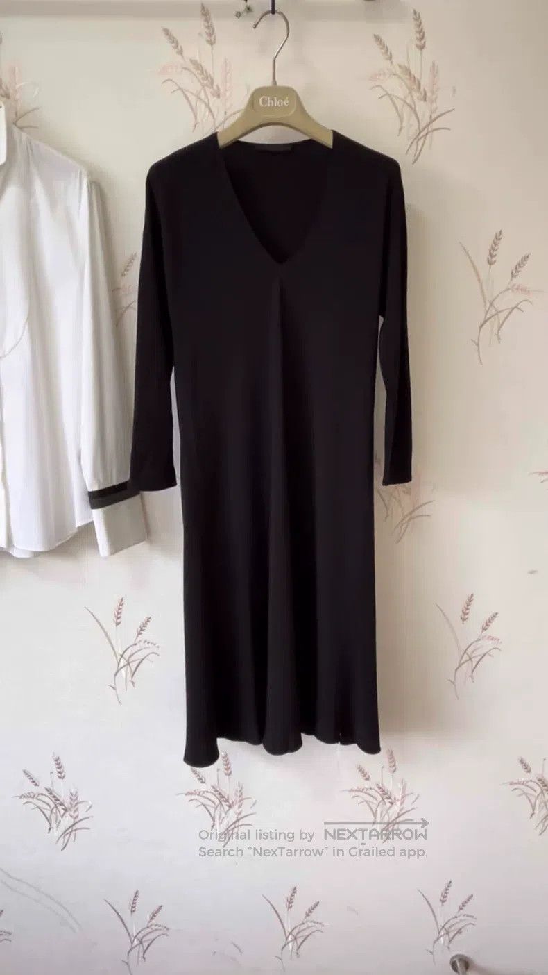 The Row The row Black minimalist dress Size S / US 4 / IT 40 - 1 Thumbnail