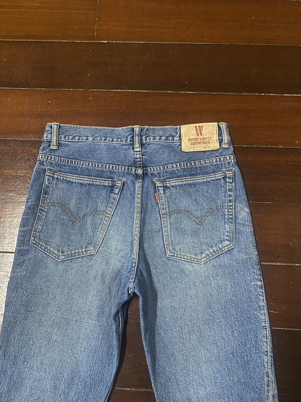 Warehouse Fire 🔥 vintage inspired 50s WAREHOUSE gripper zipper denim Size US 31 - 14 Thumbnail