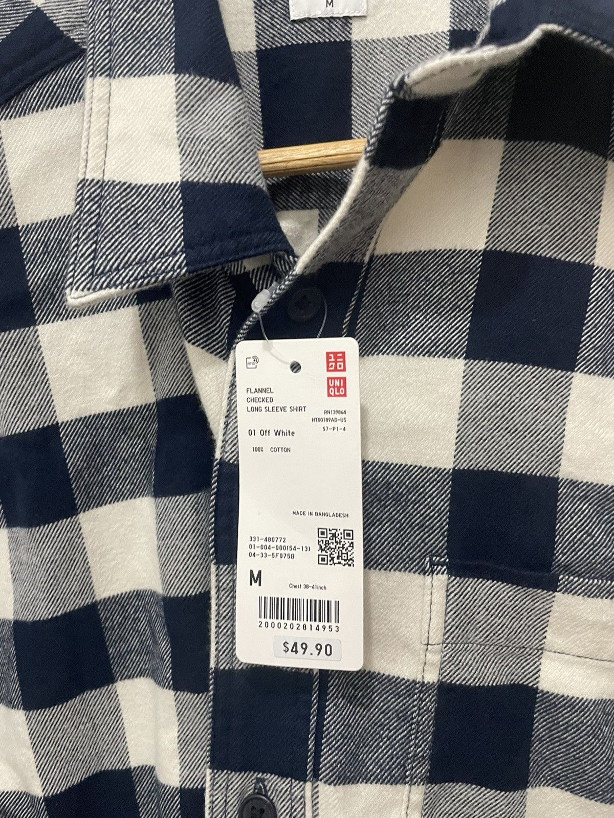 Uniqlo Uniqlo mens flannel long sleeve shirt size medium brand new Size US M / EU 48-50 / 2 - 2 Thumbnail