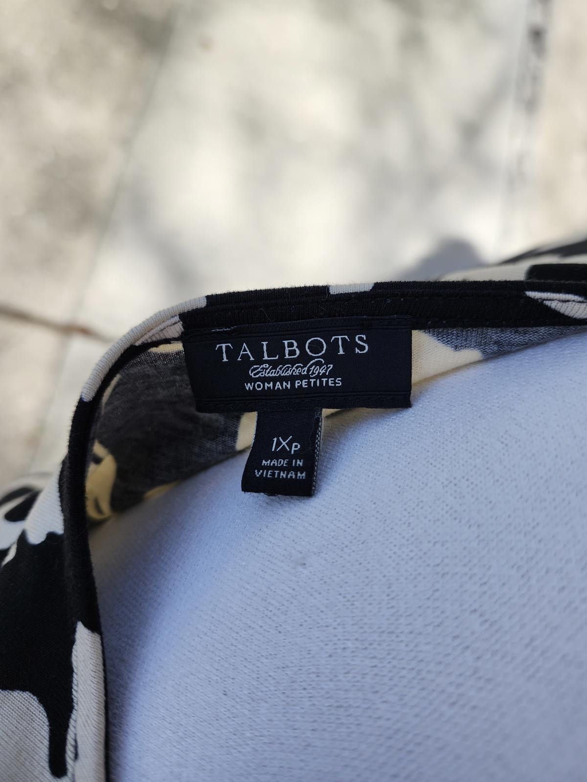 Designer Talbots knit top 1x petite Size XL / US 12-14 / IT 48-50 - 2 Thumbnail