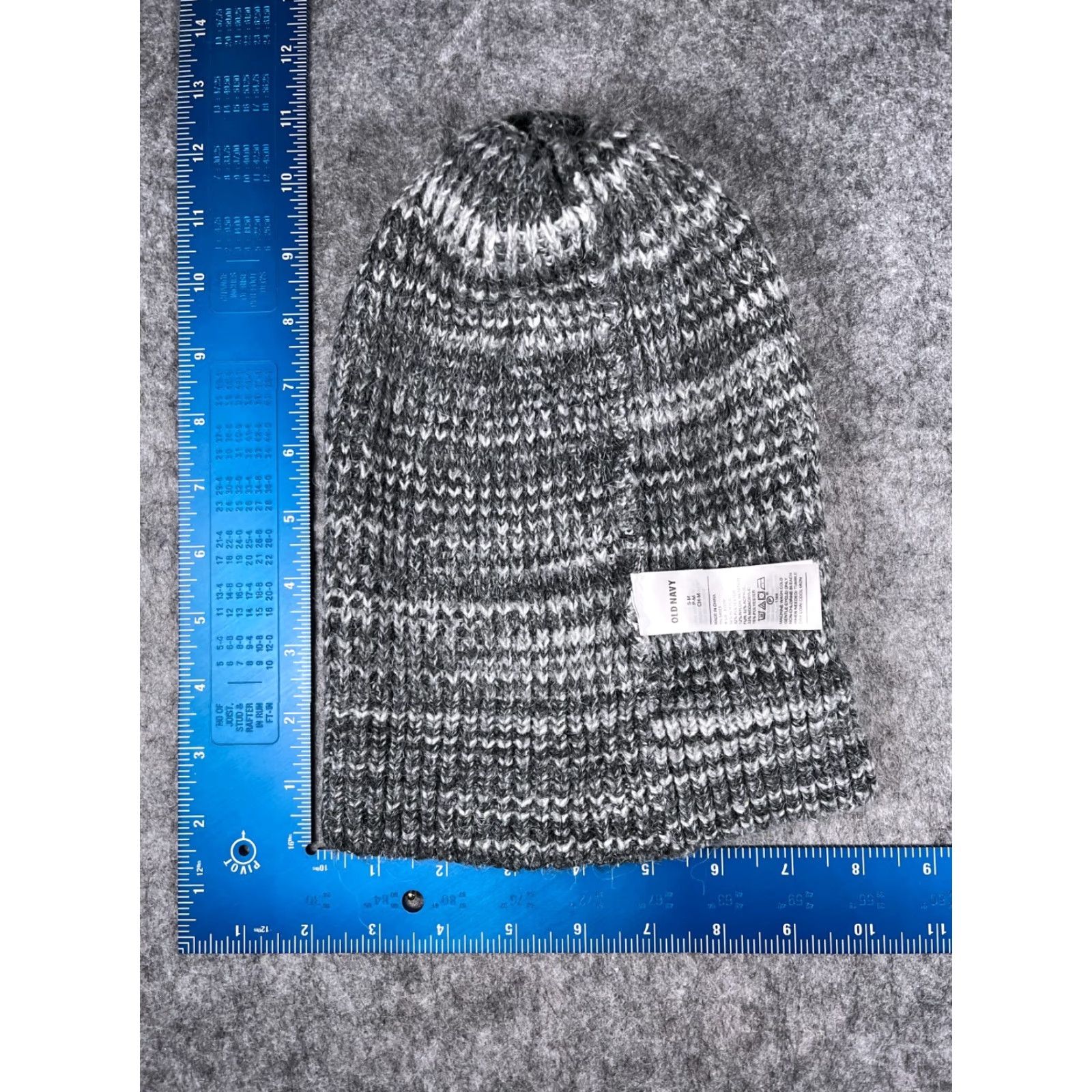 Old Navy Old Navy Beanie Hat Adult M Black Acrylic Knit Beanie, Unisex, Ski Theme, Adjustable, Lightweight, Fall Winter, Mens Womens Size ONE SIZE - 6 Thumbnail