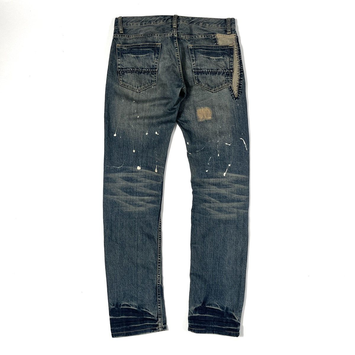 Japanese Brand Japanese Archive Paint Splatter Denim Size US 32 / EU 48 - 6 Thumbnail