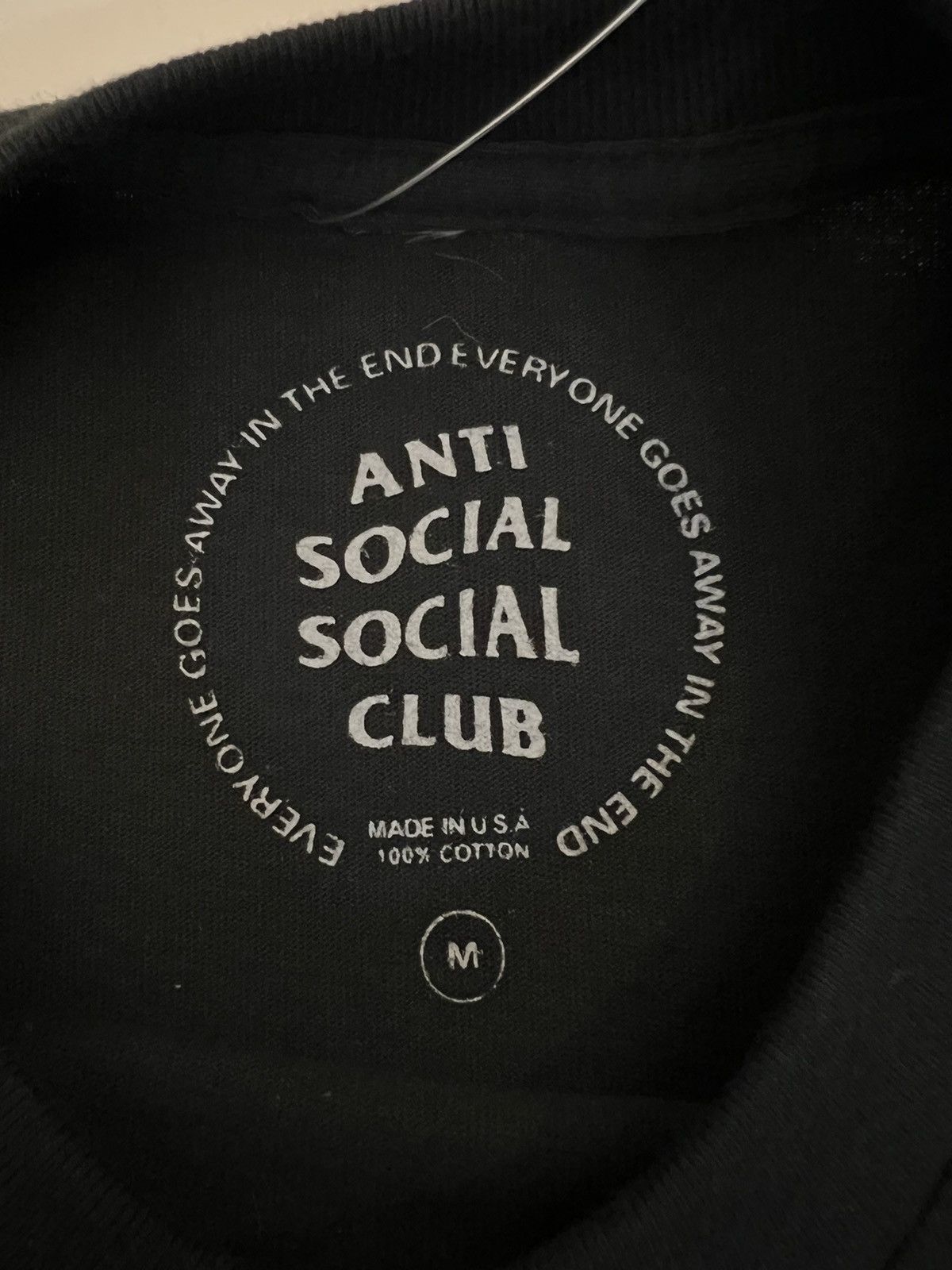 Anti Social Social Club ASSC 99 Retro IV Tee Black Size US M / EU 48-50 / 2 - 6 Thumbnail