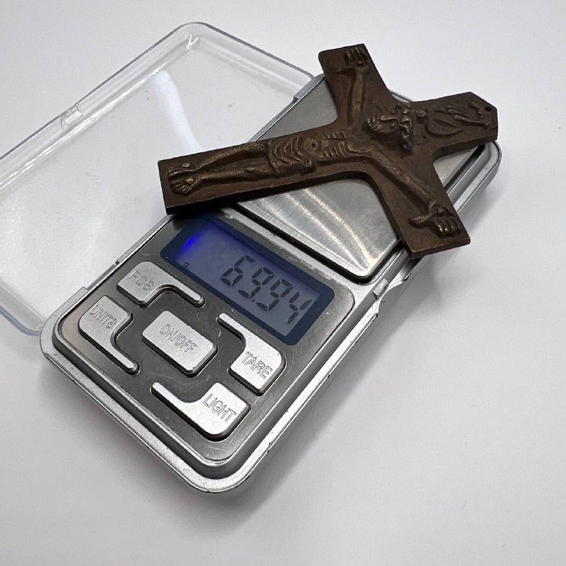 Vintage Vintage Bronze Crucifix Cross Germany Jesus Christ Catholic Size ONE SIZE - 8 Thumbnail