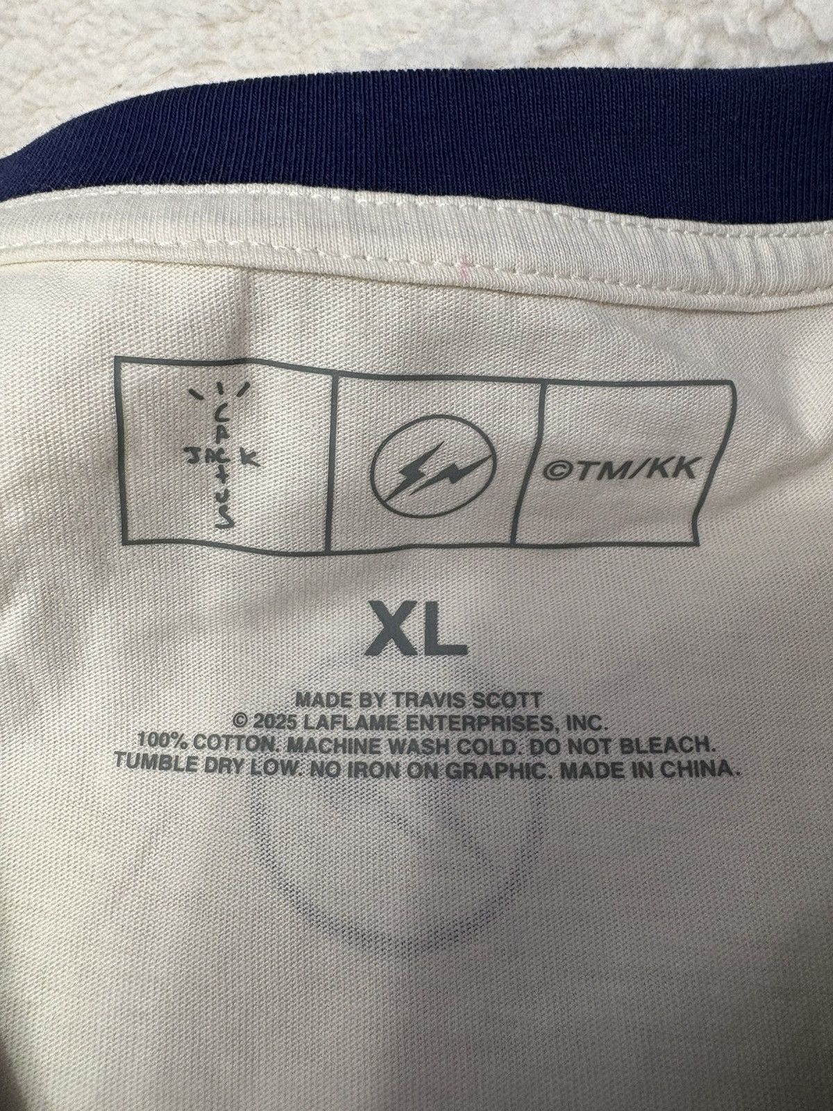 Travis Scott TRAVIS SCOTT X FRAGMENT X TAKASHI MURAKAMI TOKYO RINGER TEE Size US XL / EU 56 / 4 - 2 Thumbnail