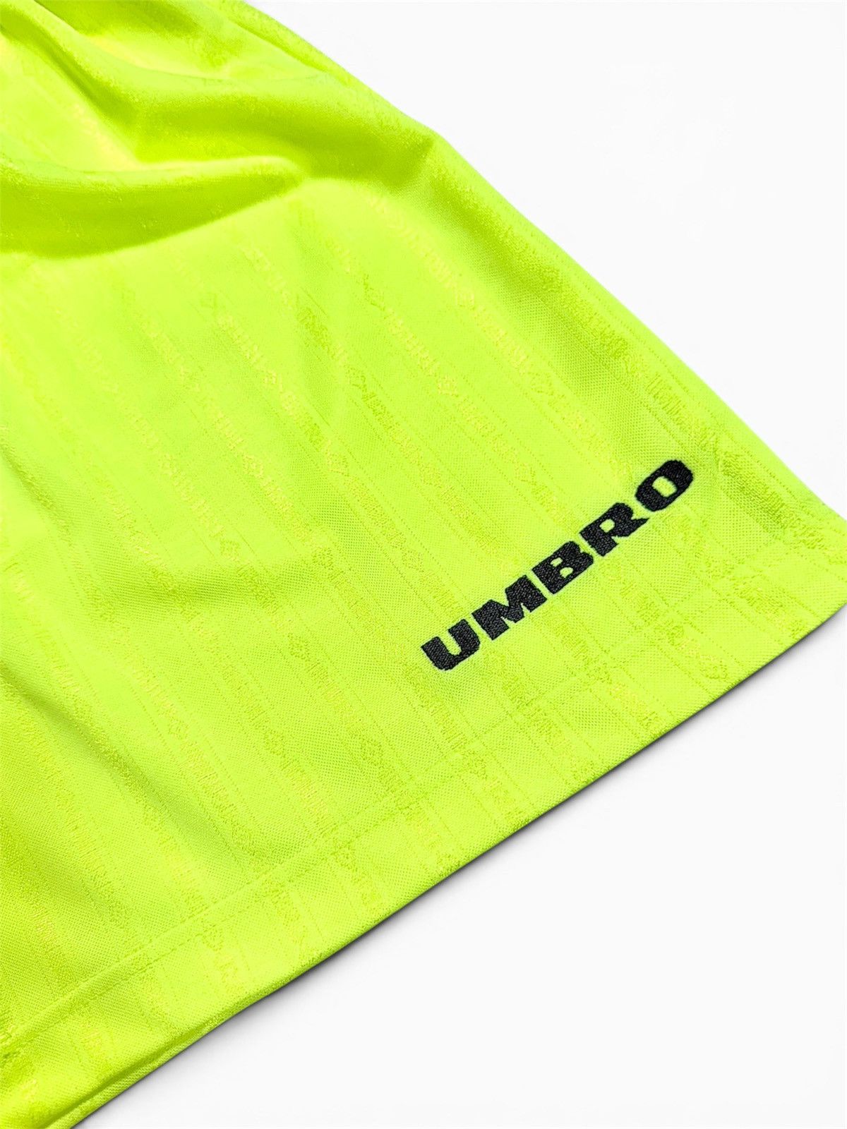 Umbro New! Vintage 90s Umbro Striped Embroidered Neon Size US 30 / EU 46 - 4 Thumbnail