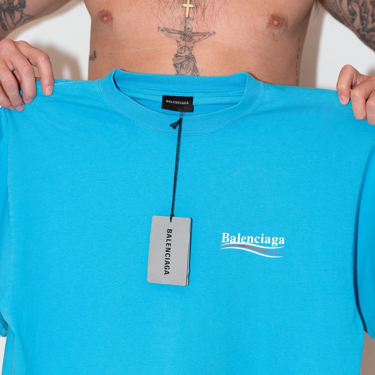 Balenciaga Balenciaga Political Campaign Logo T-Shirt Size US XXS / EU 40 - 5 Thumbnail