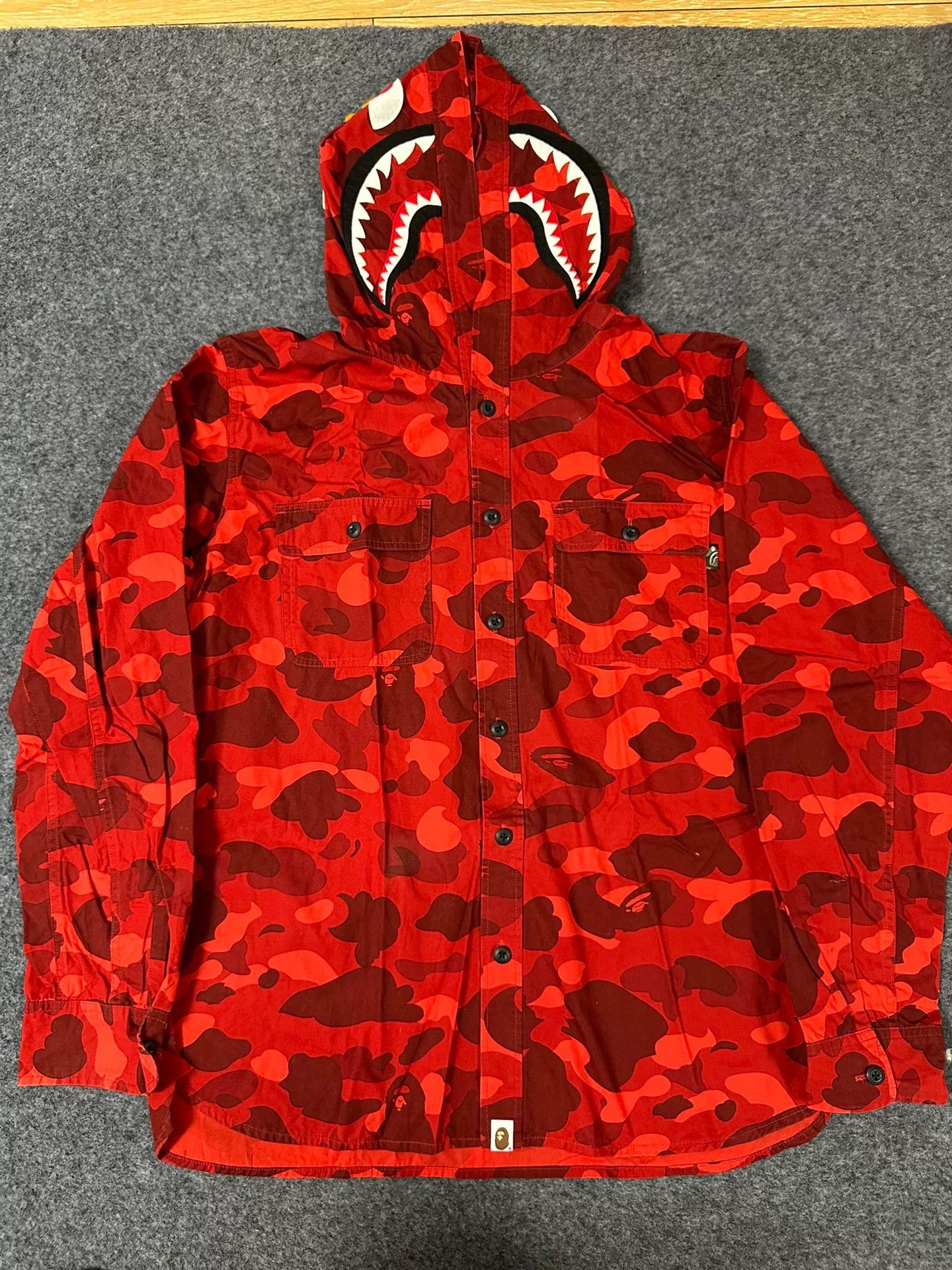 Bape Bape Multi Shark Jacket Outerwear Size US XXL / EU 58 / 5 - 1 Thumbnail