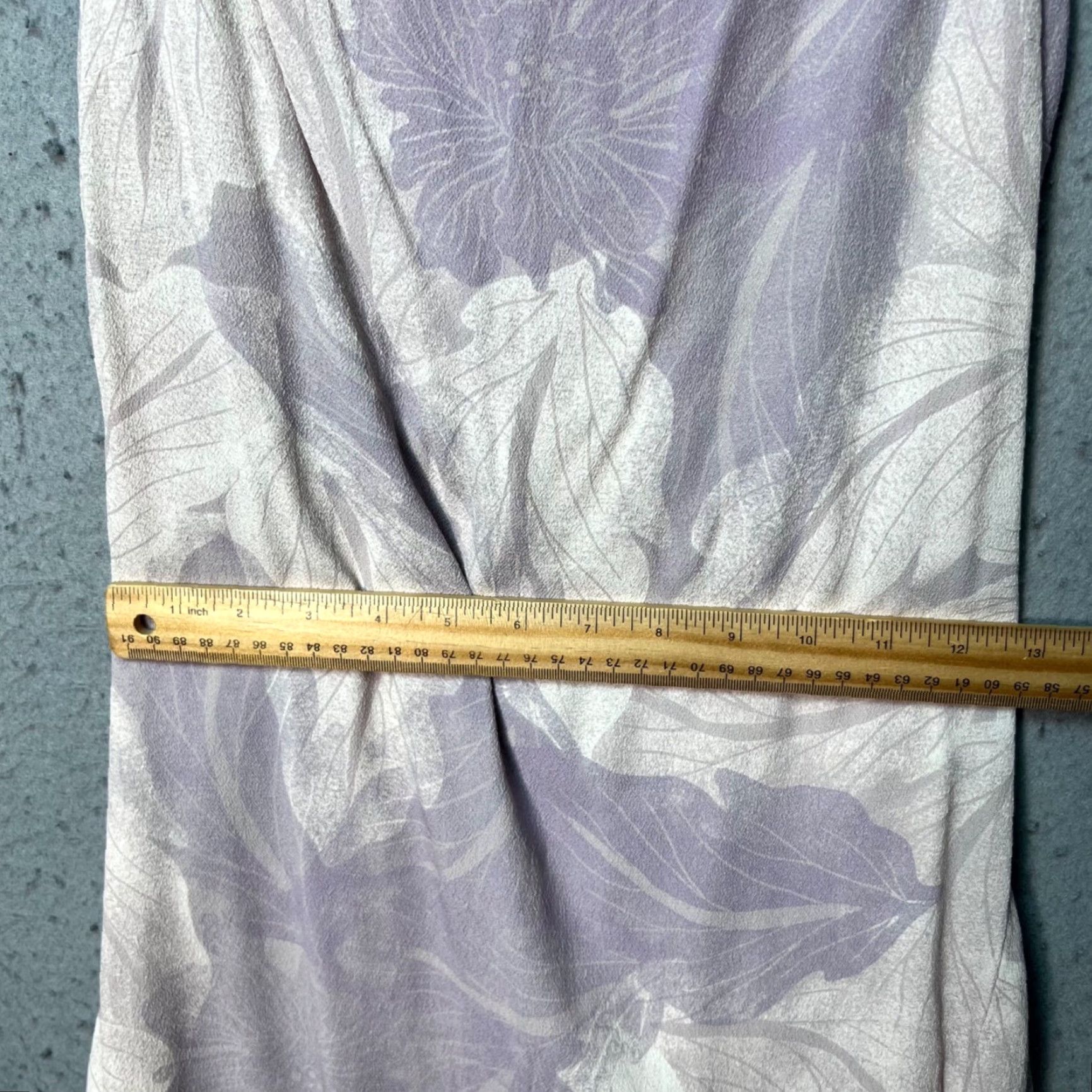 Vintage Wilfred Womens Dress Size 8 Floral Lavender Sleeveless Midi With Side Slit Size M / US 6-8 / IT 42-44 - 7 Thumbnail
