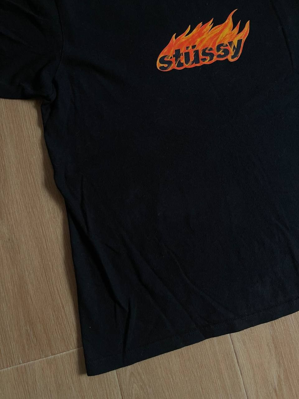 Stussy × Vintage Stussy tee fire logo Size US M / EU 48-50 / 2 - 8 Thumbnail