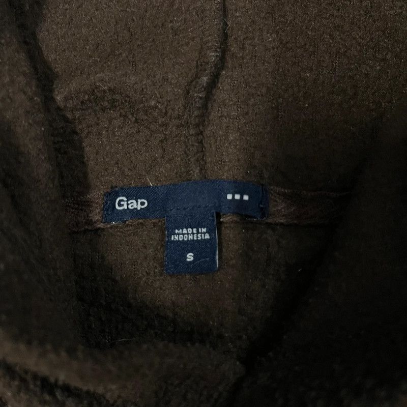 Gap Vintage Gap Spellout Sherpa Fleece Hoodie Y2K Size US S / EU 44-46 / 1 - 5 Thumbnail