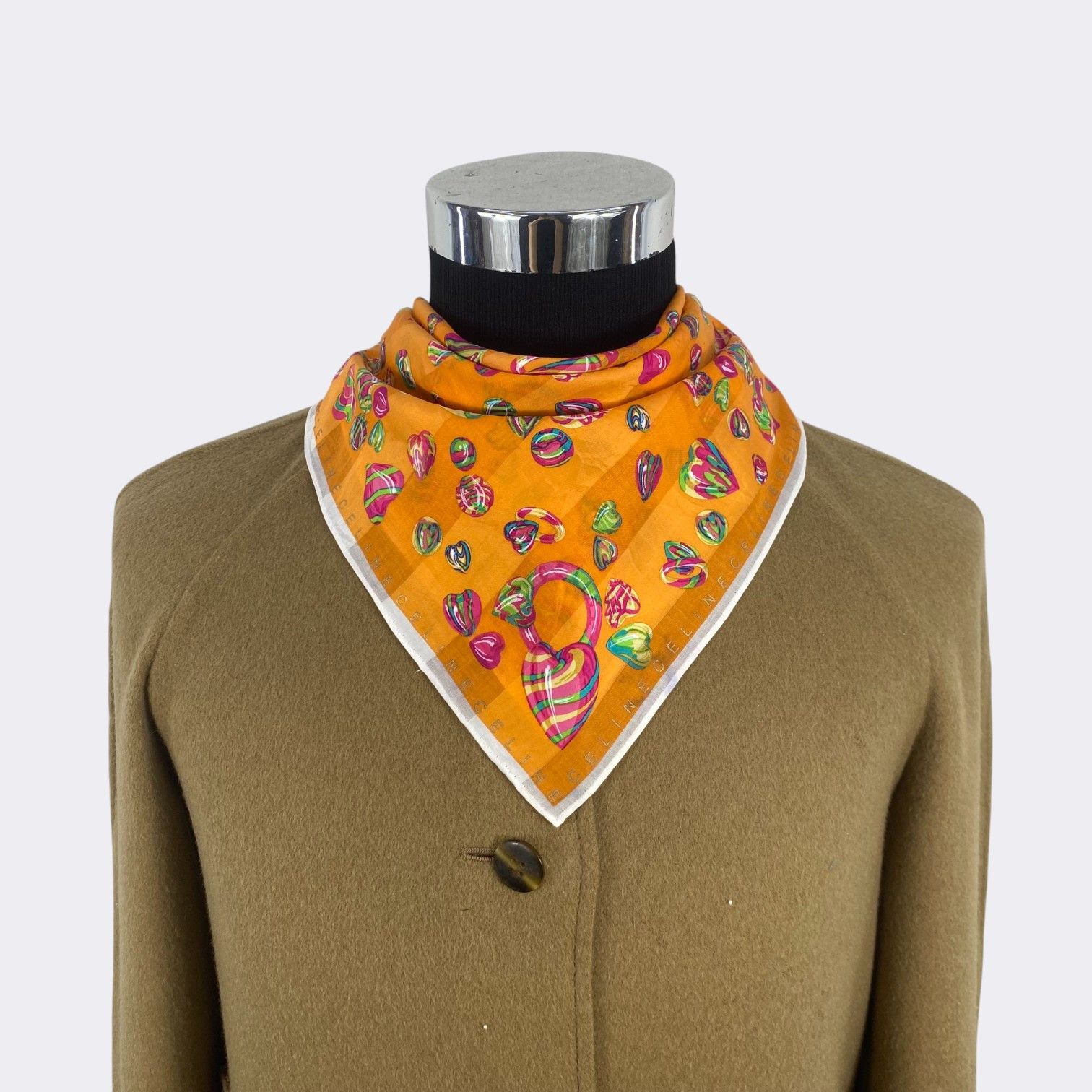 Celine Vintage Celine Handkerchief Neckerchief Bandana H156R Size ONE SIZE - 2 Thumbnail