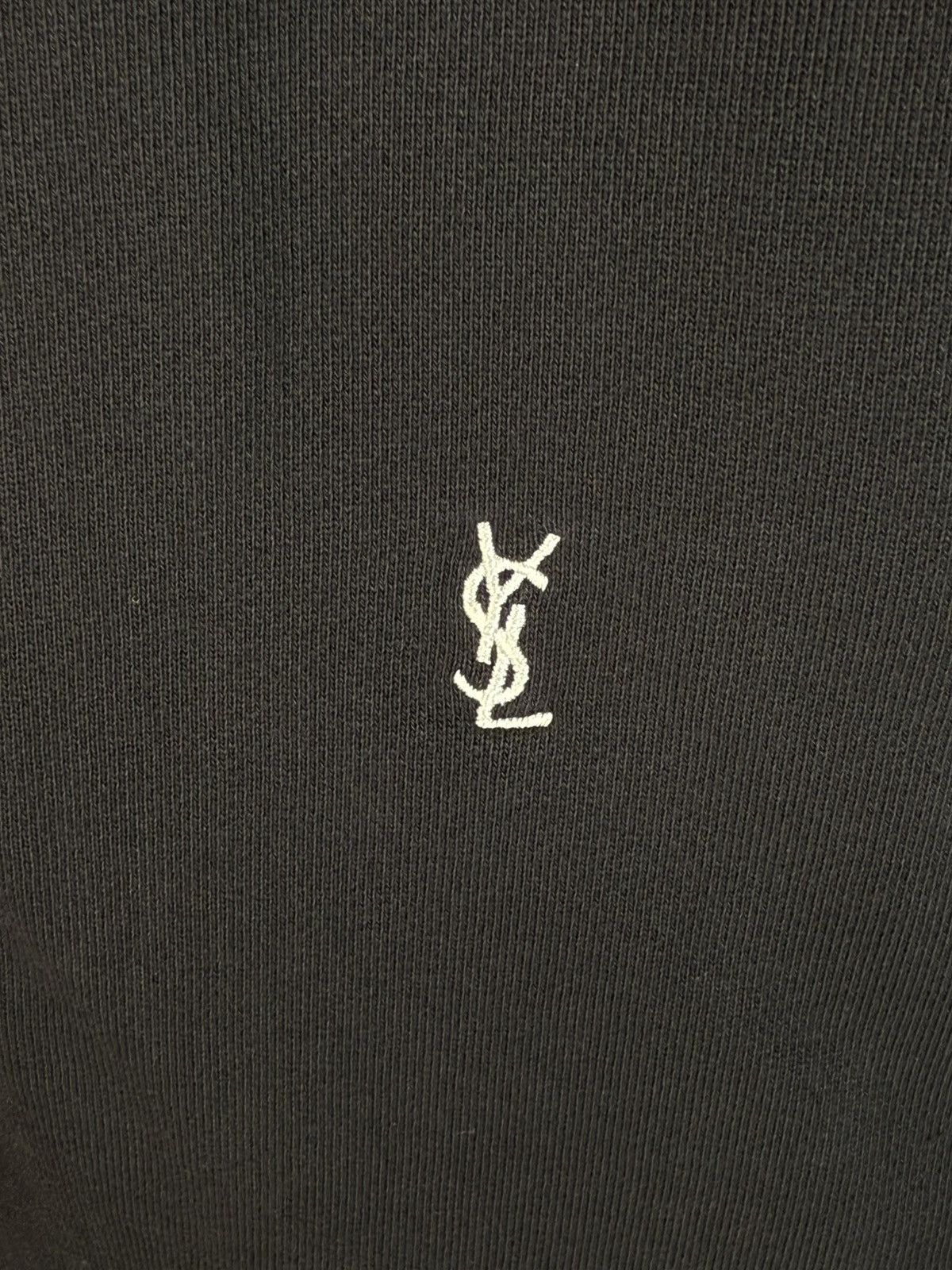 Yves Saint Laurent Black YSL Sweatshirt Zip Multilogo YSL Sweater YSL Jacket Size US XL / EU 56 / 4 - 6 Thumbnail