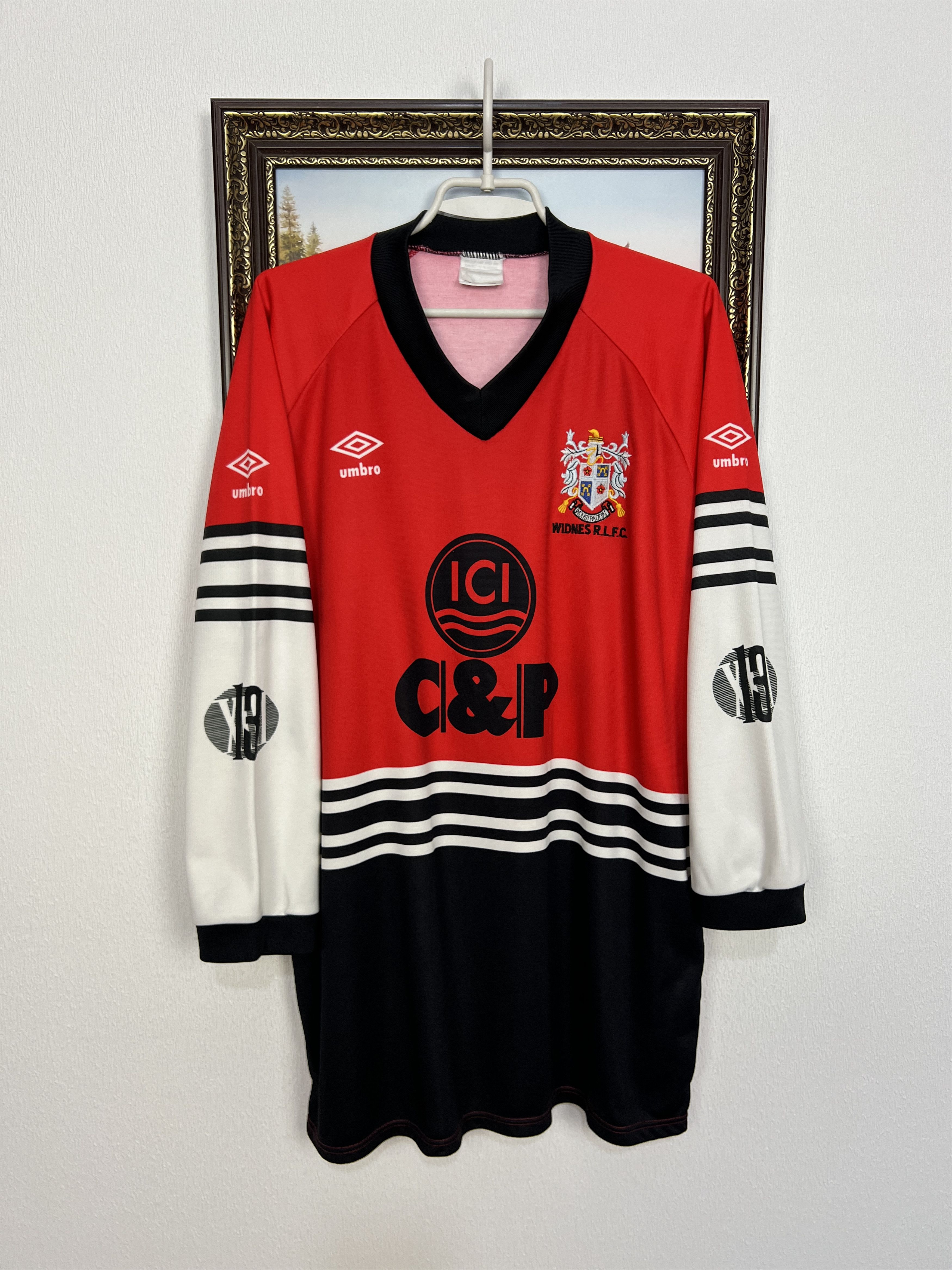 Umbro Vintage Widnes Vikings RFLC Rugby League Jersey Trikot Shirt Size US XXL / EU 58 / 5 - 1 Thumbnail
