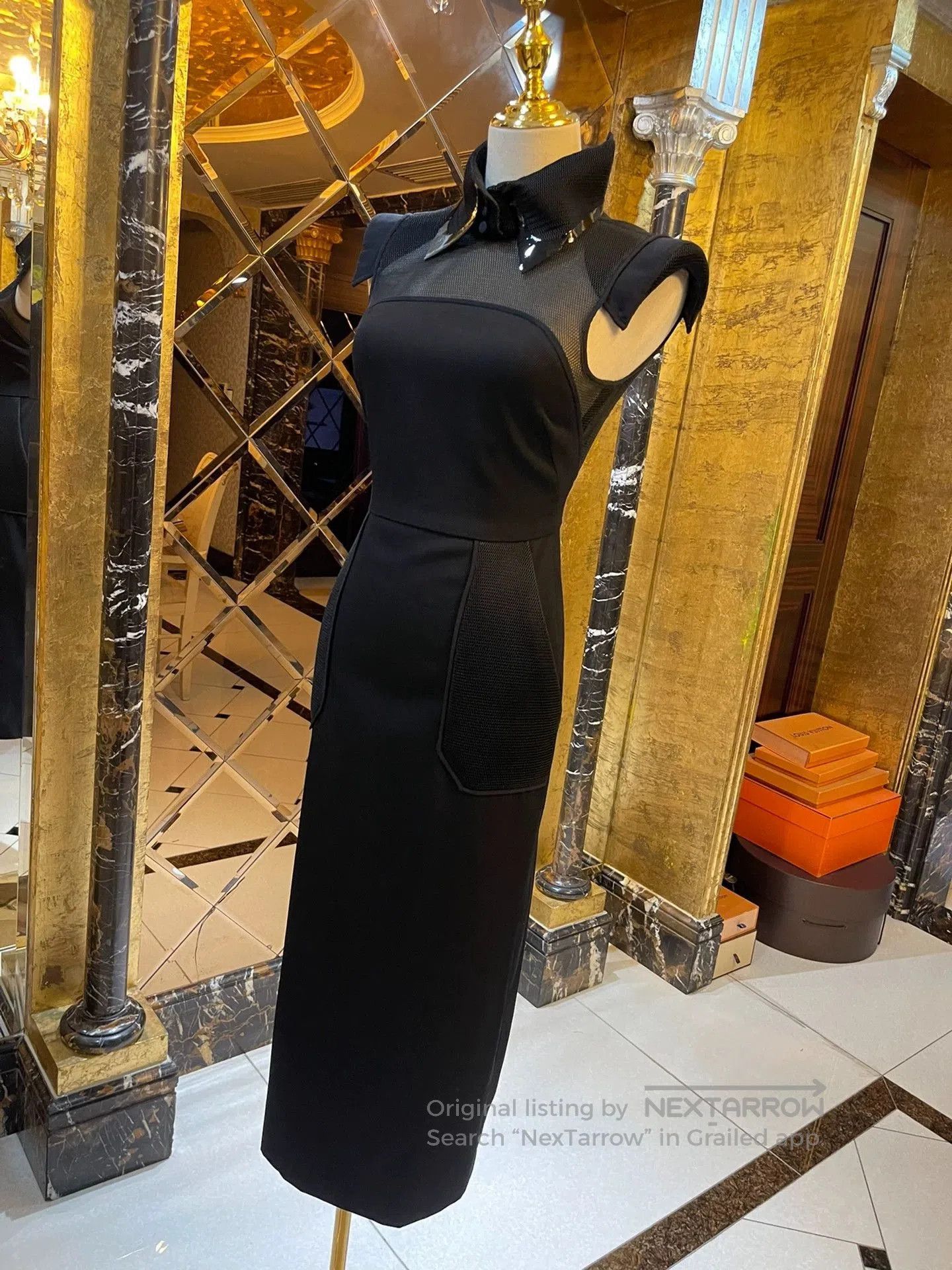 Fendi Fendi Runway Structured Shoulder Dress. Size US 27 - 4 Thumbnail