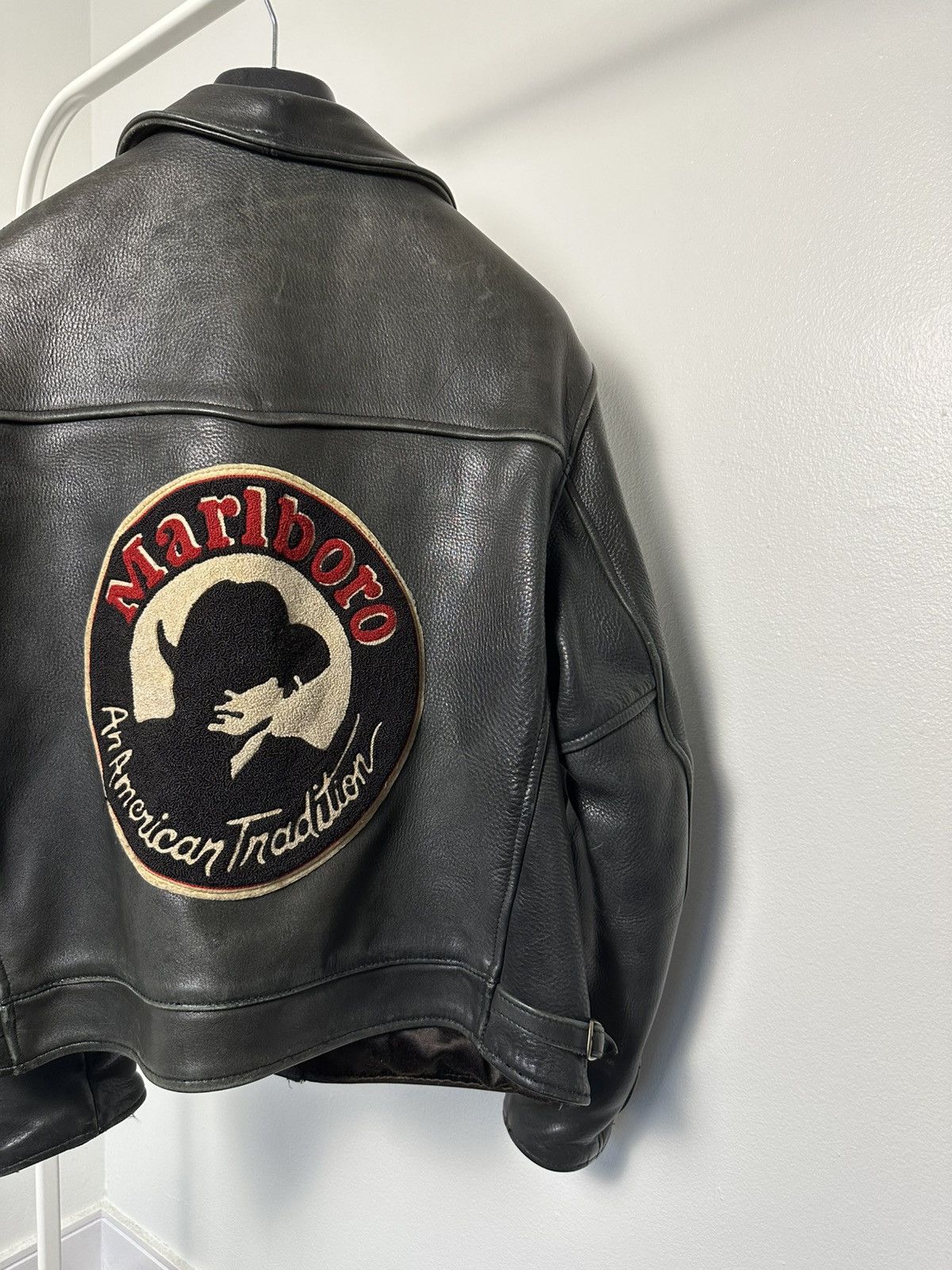 Marlboro Marlboro An American Tradition Heavy Leather Jacket Size US M / EU 48-50 / 2 - 3 Thumbnail