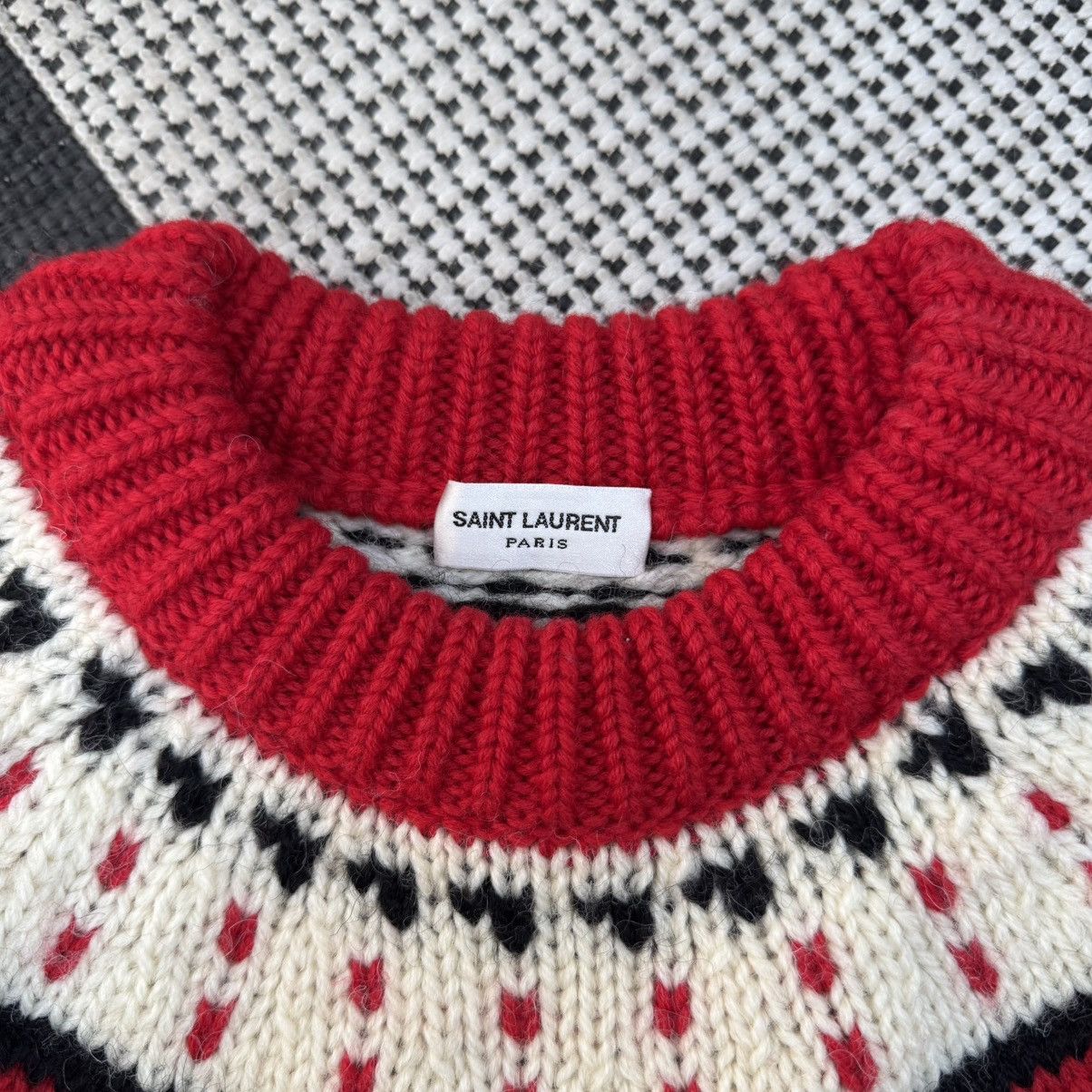 Saint Laurent Paris Saint Laurent 16aw Scales National Style Sweater Size US L / EU 52-54 / 3 - 10 Thumbnail