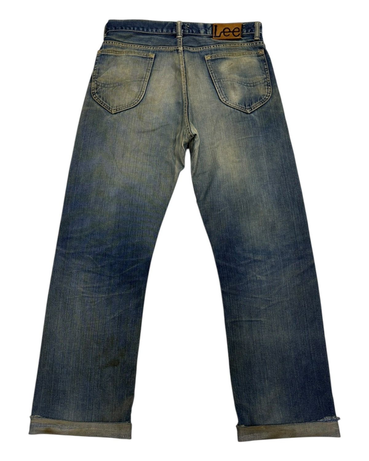 Lee 🔥Vintage Steal🔥Lee Cowboy Selvedge Denim Jeans Distressed Size US 31 - 2 Thumbnail
