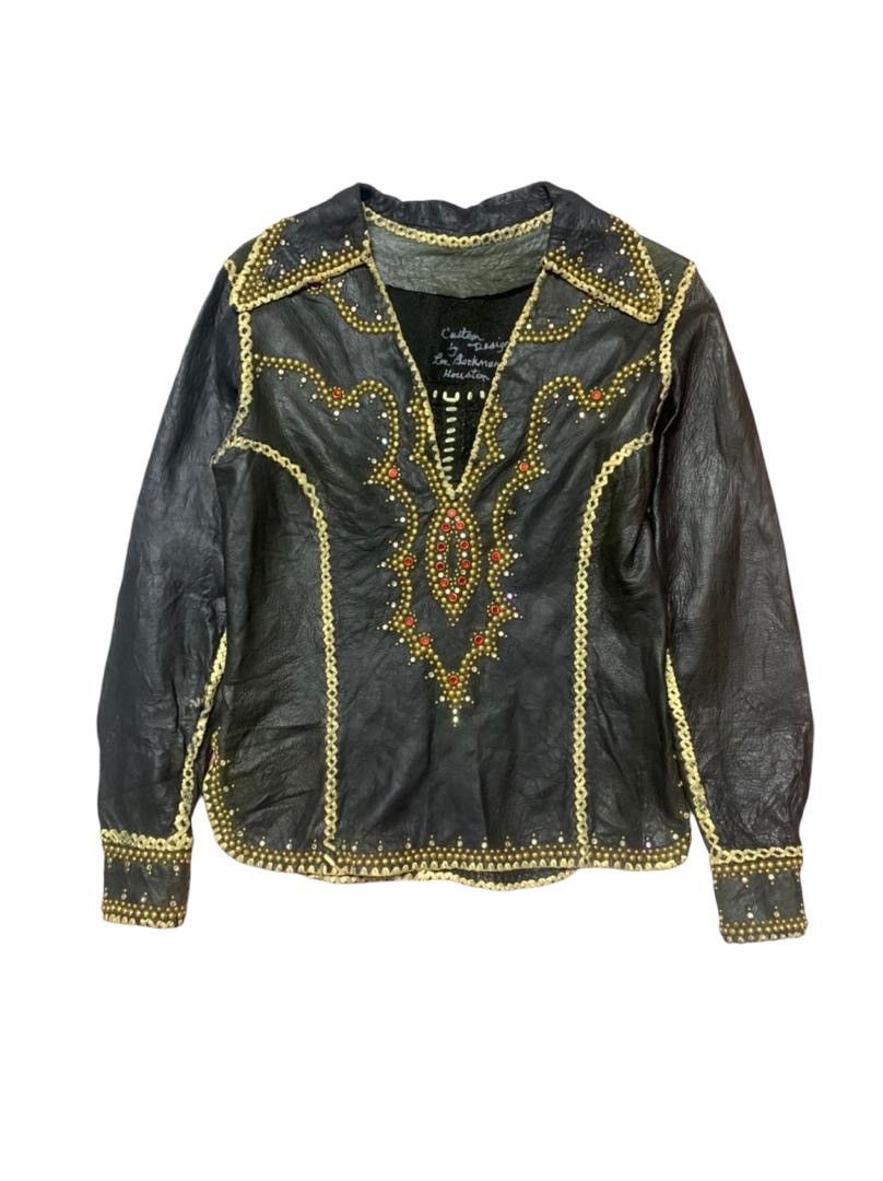 KMRii × Leather Custom Buckman Houston Studed Leather Swarovski Size US S / EU 44-46 / 1 - 1 Thumbnail