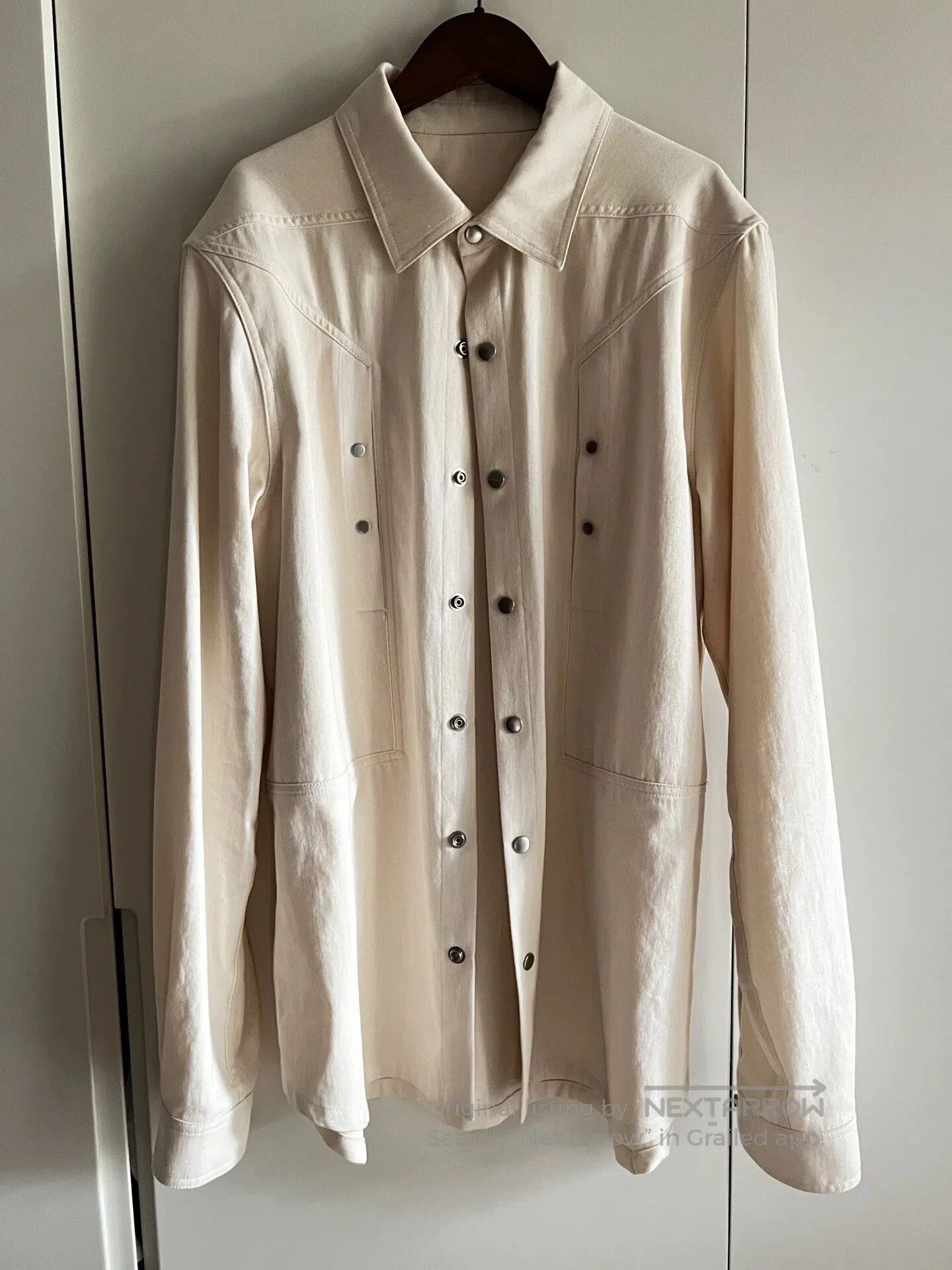 Rick Owens New Rick Owens Long Sleeve Shirt. Size US M / EU 48-50 / 2 - 1 Thumbnail