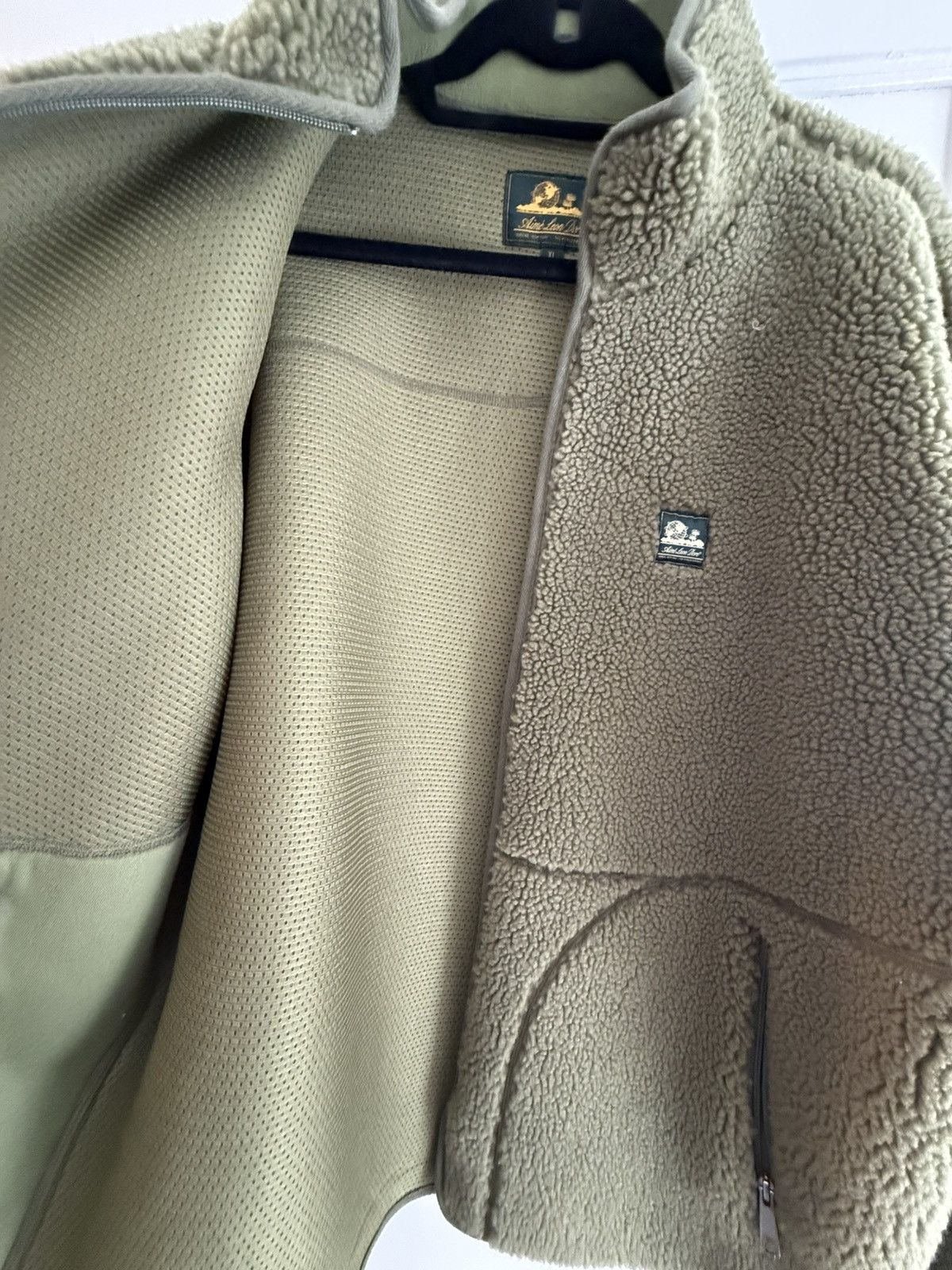 Aime Leon Dore ALD Unisphere Deep Pile Fleece Jacket - Olive - XL Size US XL / EU 56 / 4 - 2 Thumbnail