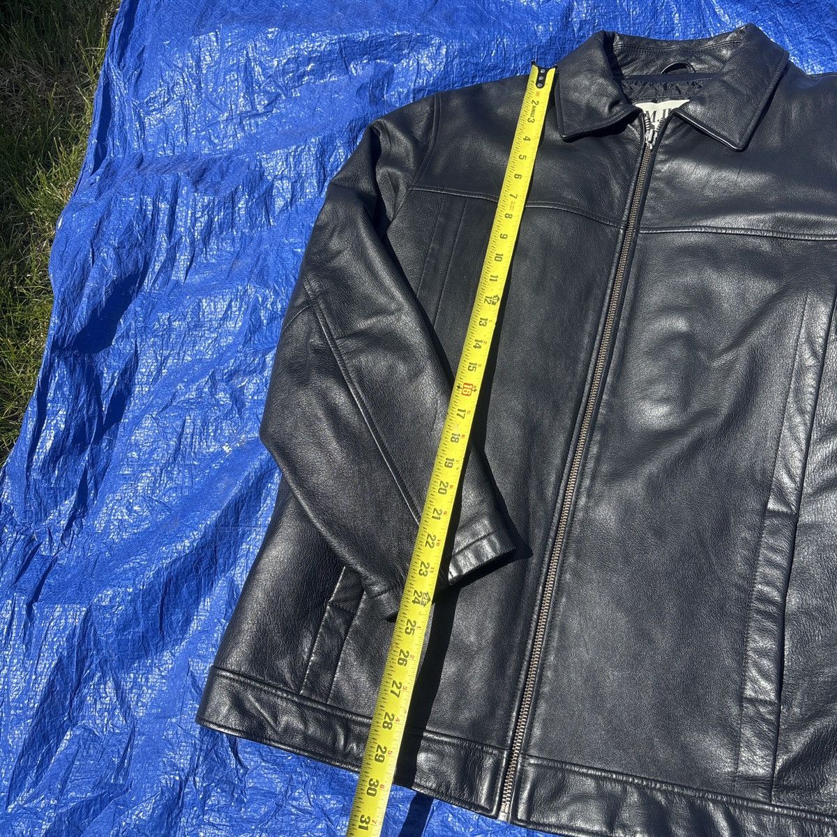 M. Julian M. Julian black leather jacket XL Size US XL / EU 56 / 4 - 4 Thumbnail