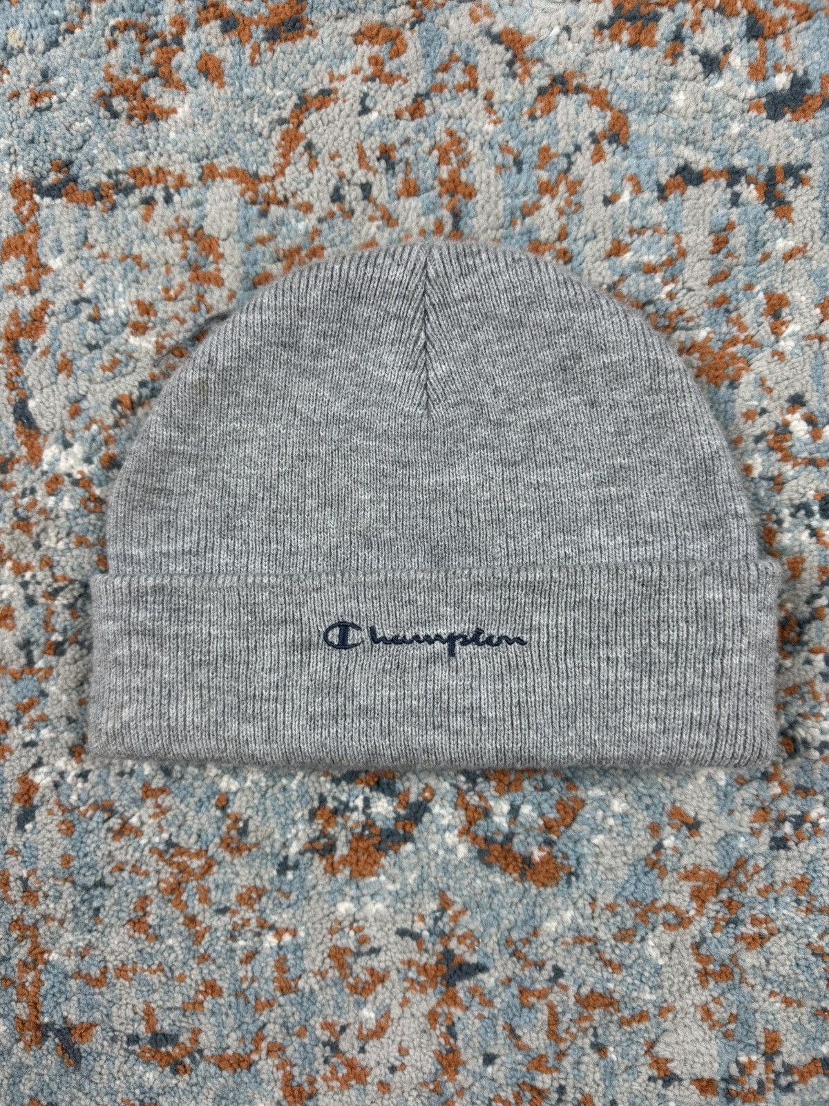 Champion × Vintage Vintage 90s Champion USA ribbed beanie embroidered logo hat Size ONE SIZE - 1 Thumbnail