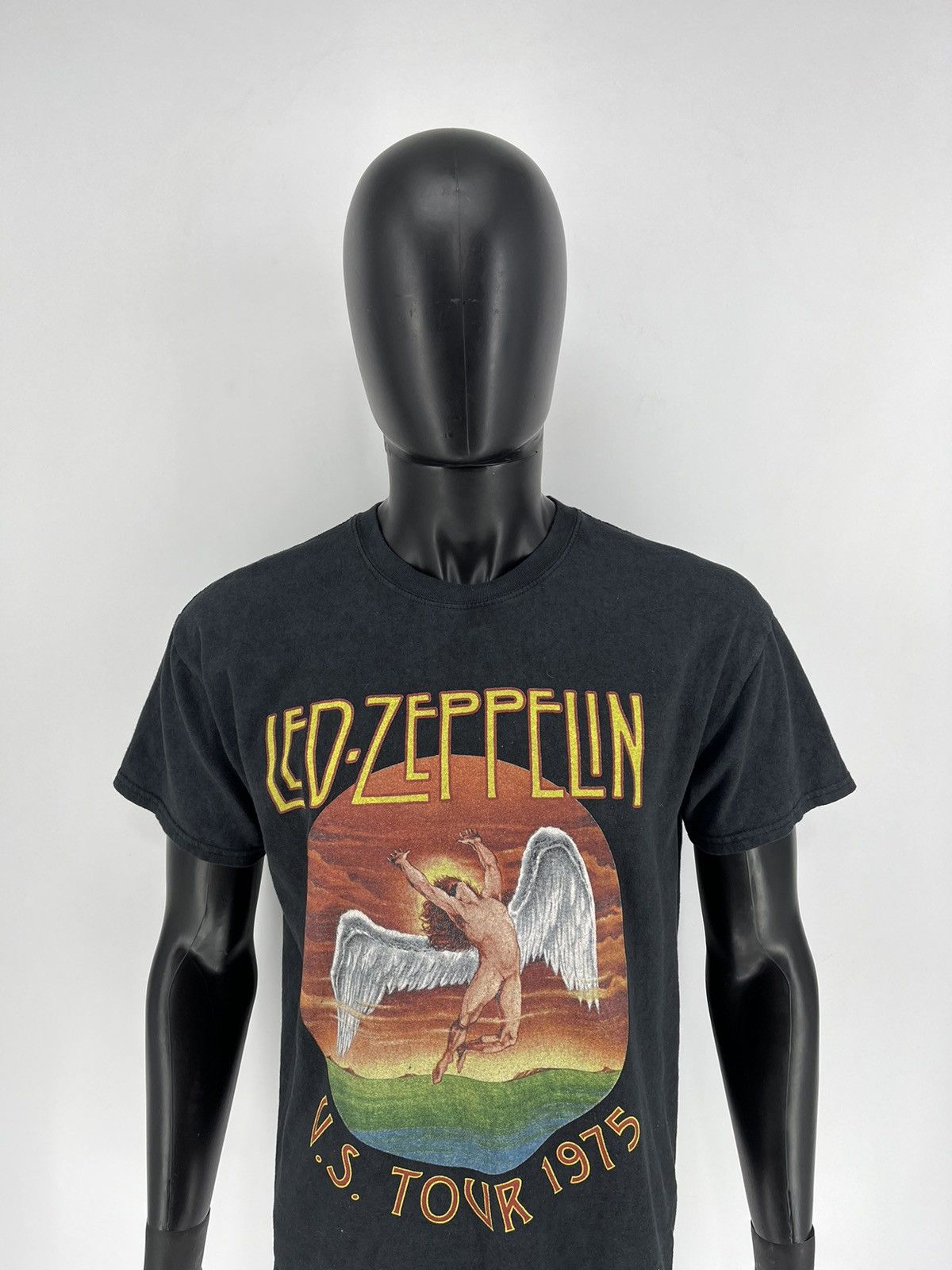 Band Tees Vintage Y2K 00s Led Zeppelin U.S. Tour 1975 Band T-Shirt Size US M / EU 48-50 / 2 - 5 Thumbnail