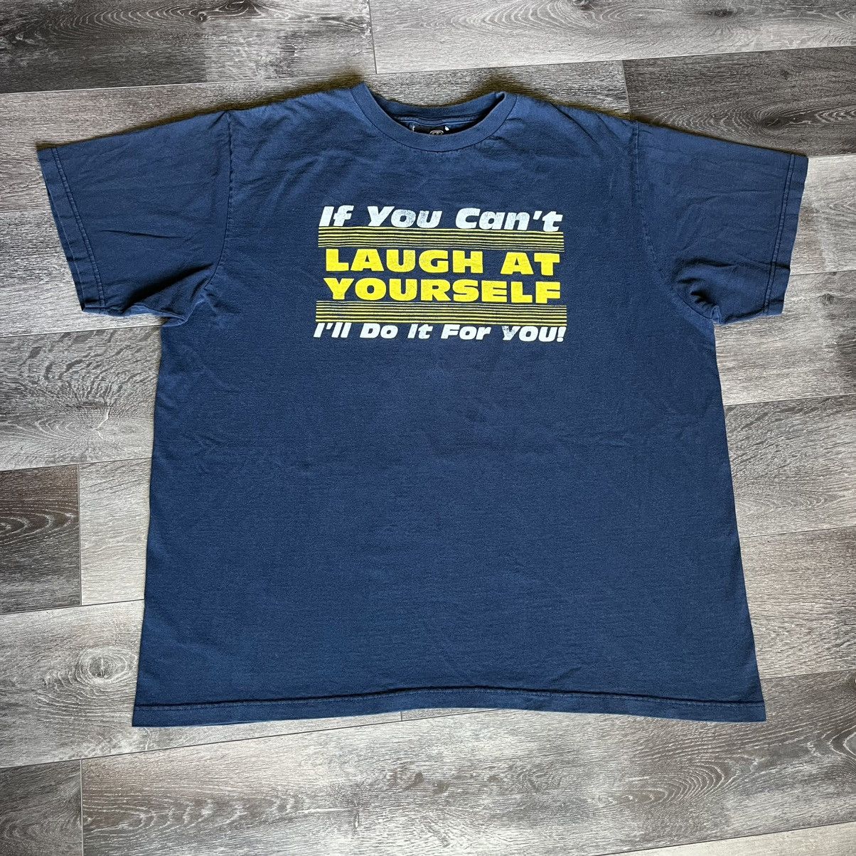 Vintage Vintage Y2K If You Can’t Laugh at Yourself I Will Parody Tee Size US XXL / EU 58 / 5 - 1 Thumbnail